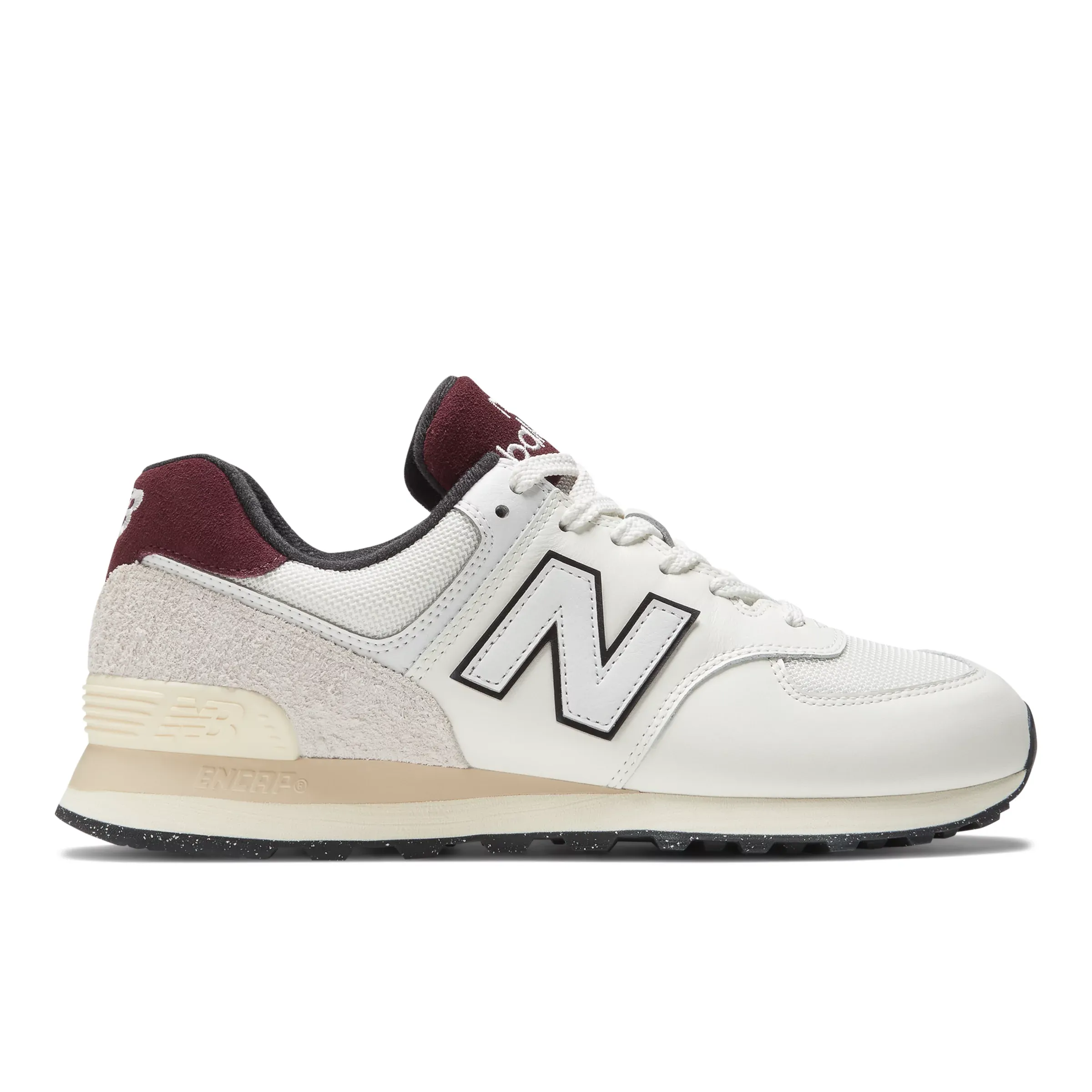 NM574 - White with Burgundy