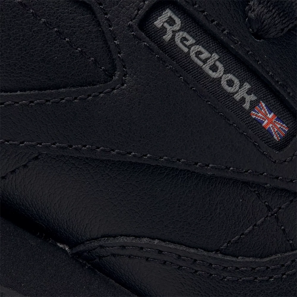 NMReebok Kid's Classic Leather PS Shoes - All Black