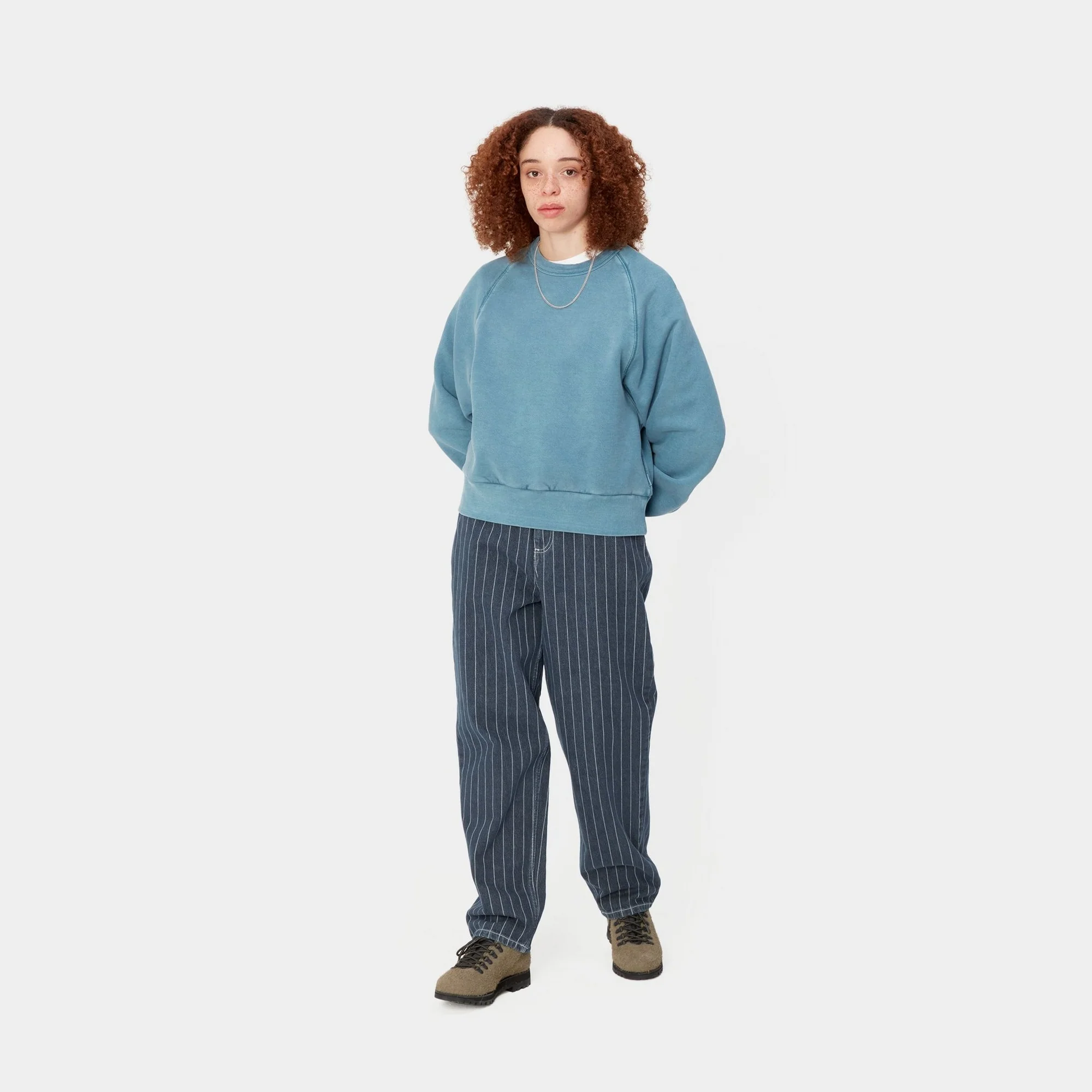 NMWomen’s Orlean Stripe Pant | Blue / White (stone washed)