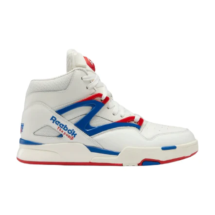NMReebok Men's Pump Omni Zone II Shoes - Clack / Vector Blue / Vector Red