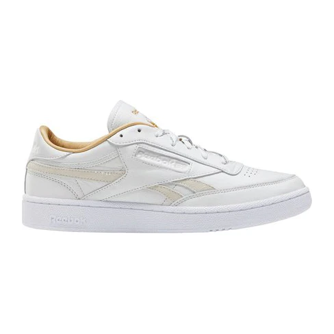 NMReebok Men's Club C Revenge Shoes - White / Gold Metallic