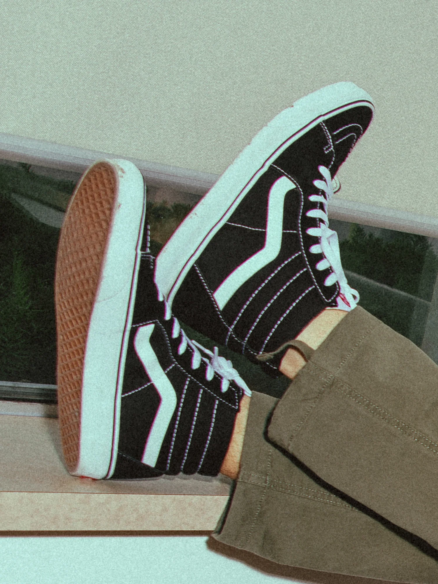 NMMENS VANS SK8 HI BLACK/WHITE SNEAKER