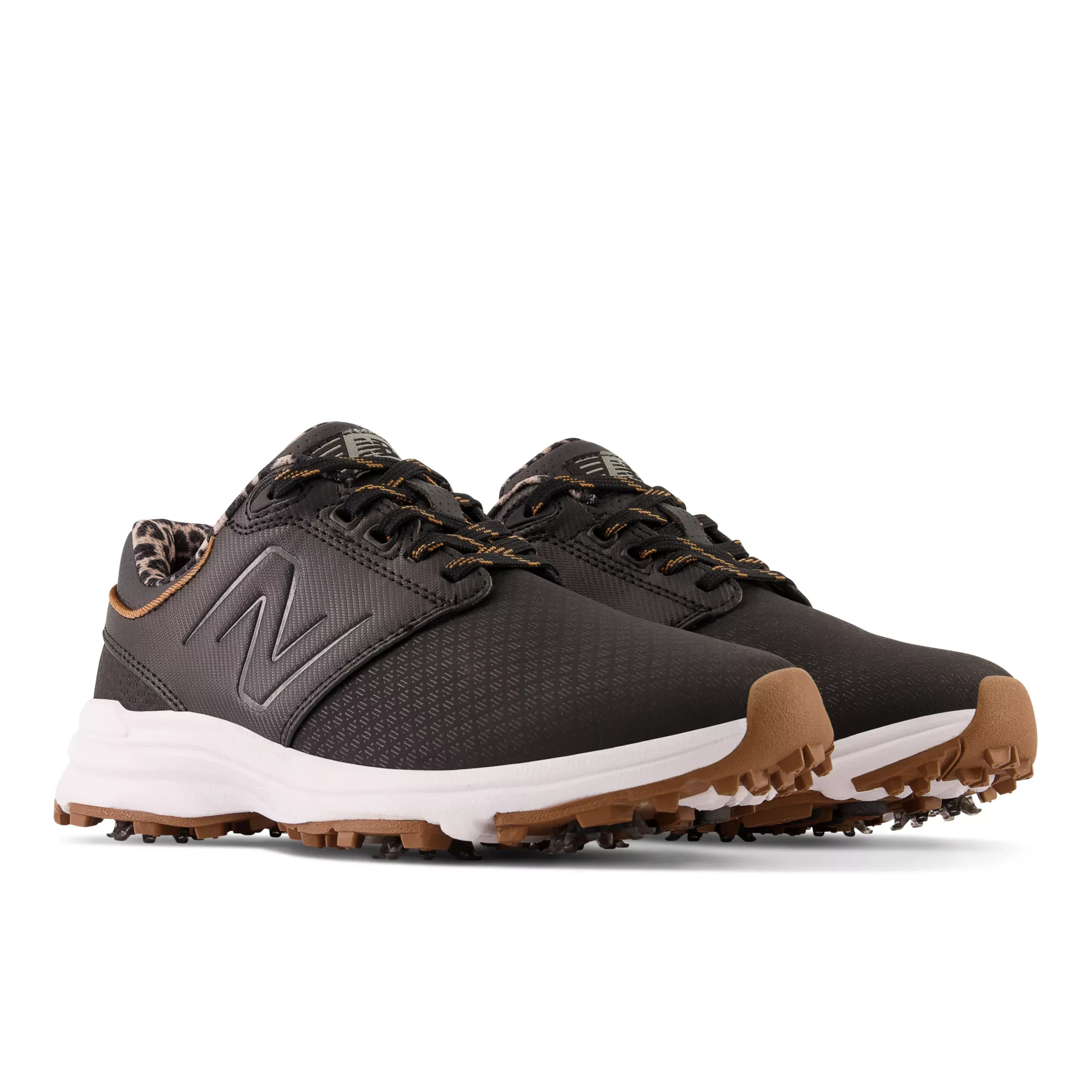 NMBrighton Golf Shoes - Black with Gum