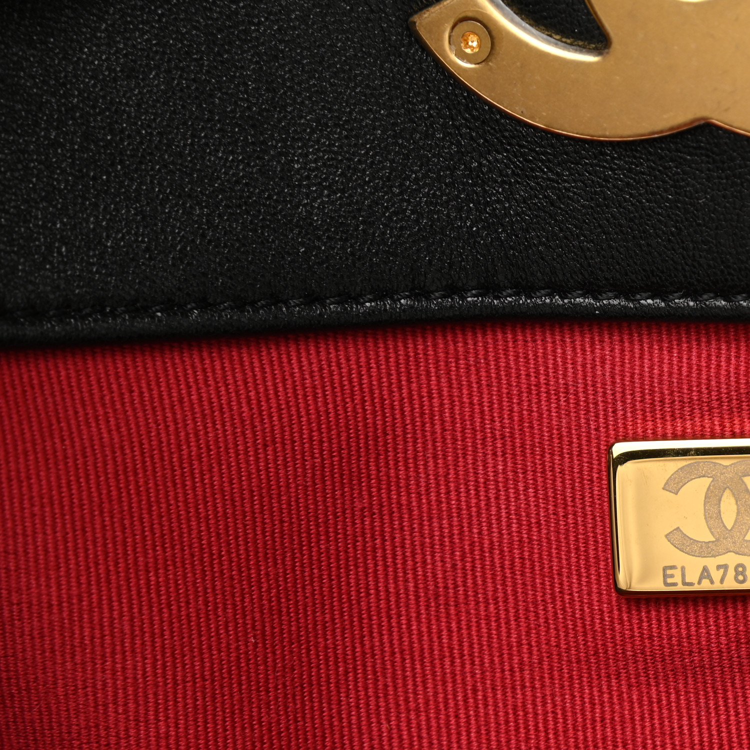 NMLambskin Quilted Chanel 19 Shopping Bag Black