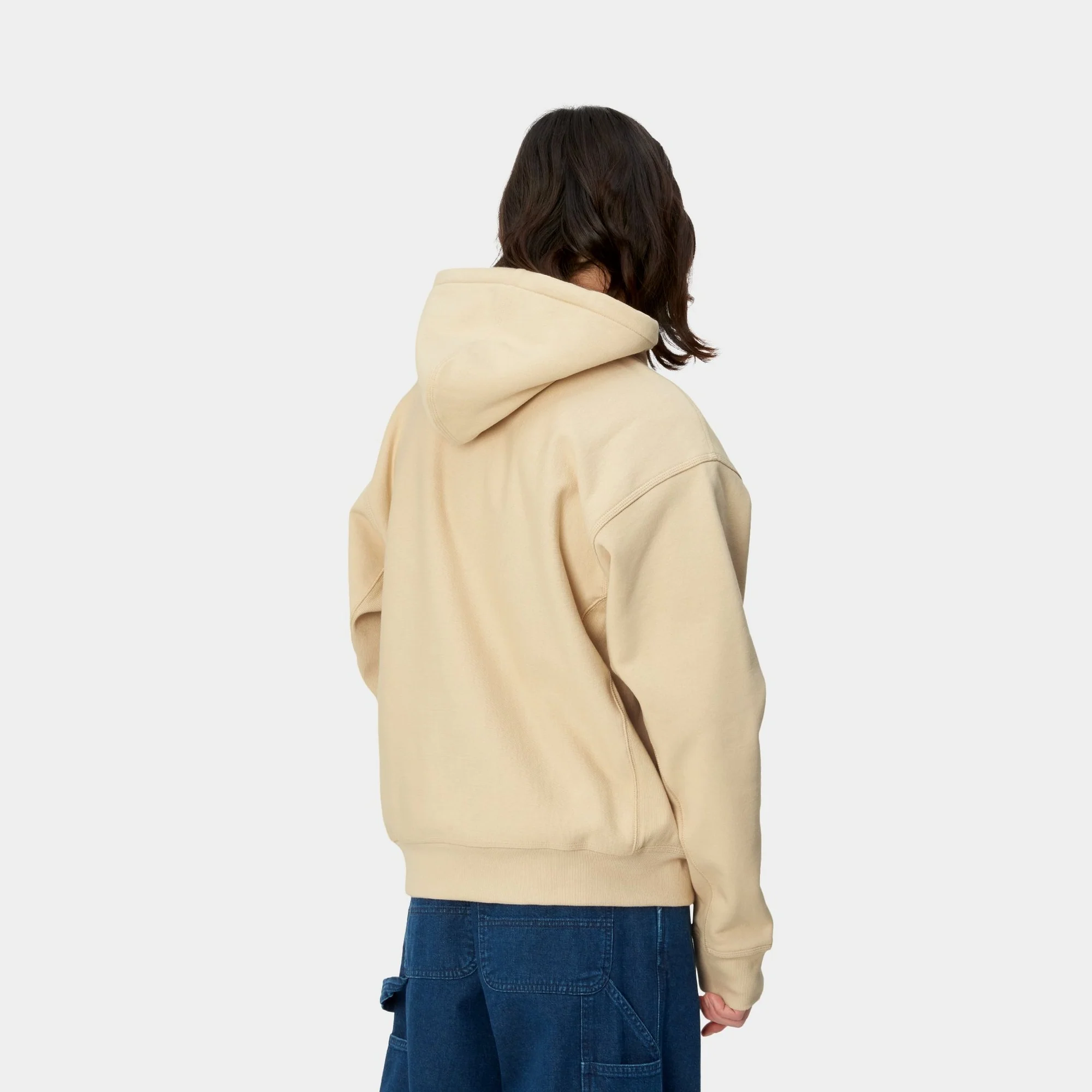 NMHooded American Script Sweatshirt | Rattan