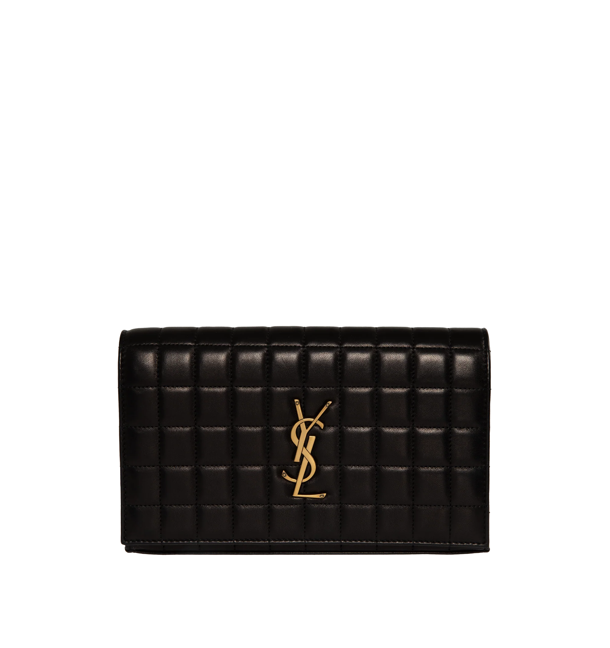 NMQUILTED CHAIN WALLET