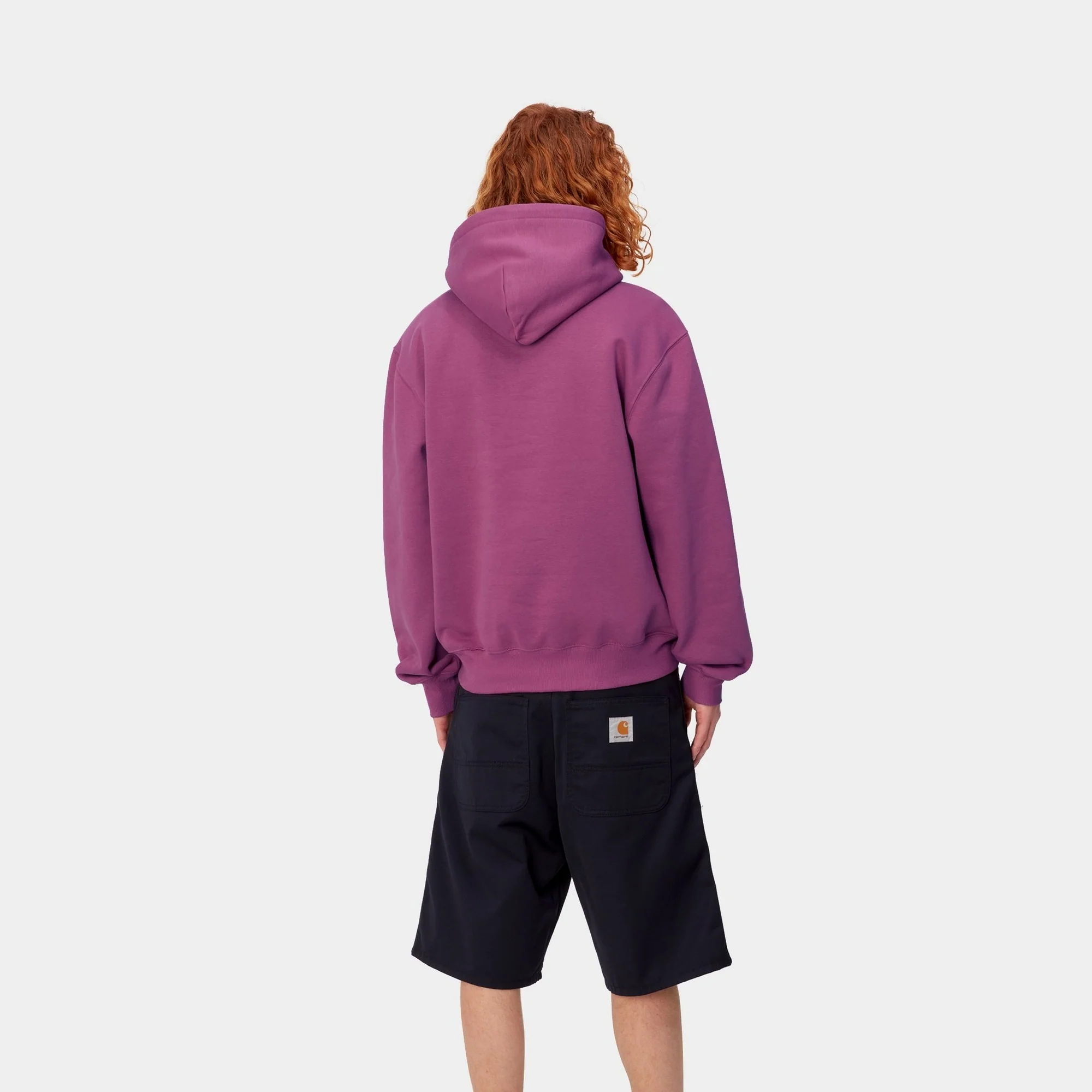 NMHooded Carhartt Sweatshirt | Magenta / Black