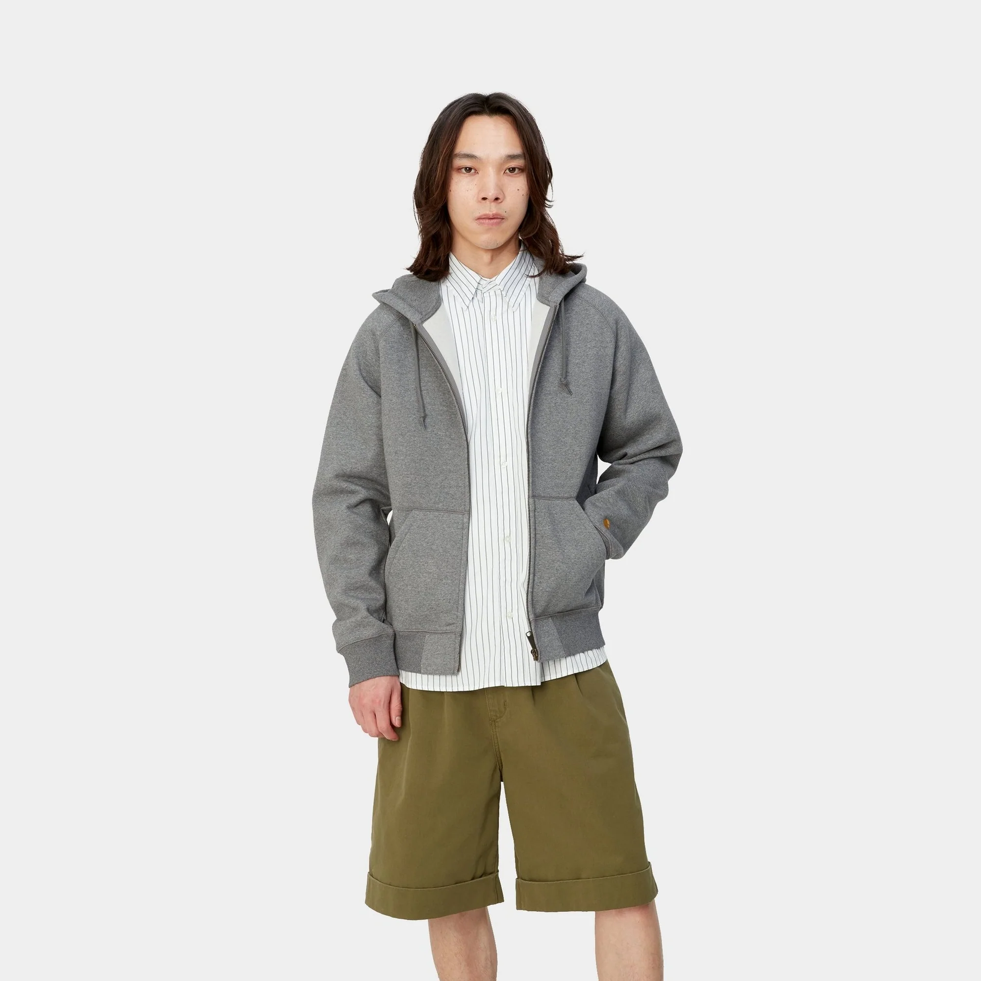 NMHooded Chase Jacket | Dark Grey Heather