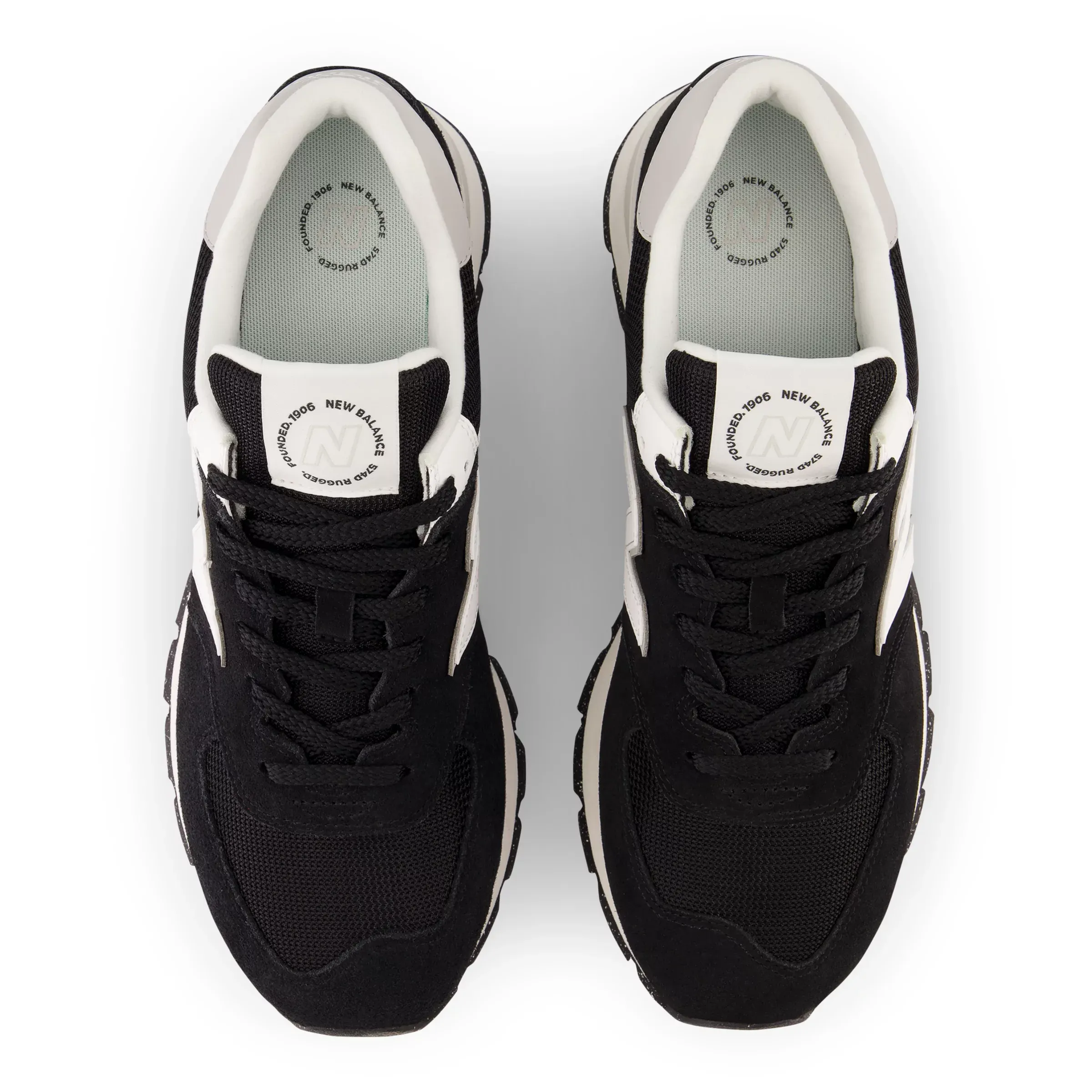 NM574 - Black with White