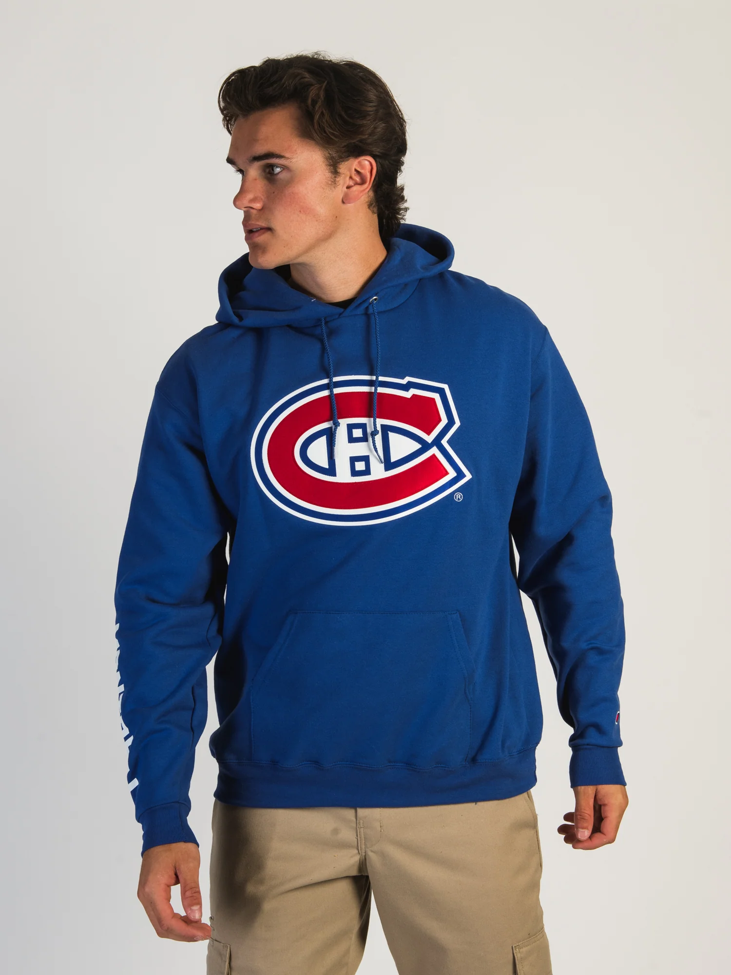 NMCHAMPION NHL MONTREAL CANADIENS CENTER ICE PULL OVER HOODIE