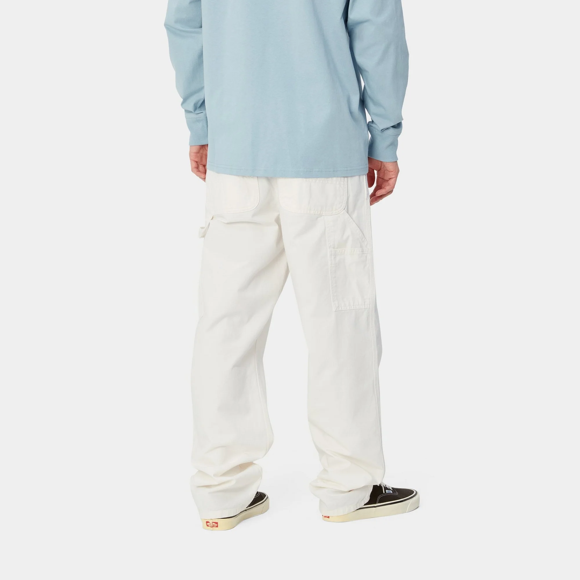 NMSingle Knee Pant - Drill | Off-White (rinsed)