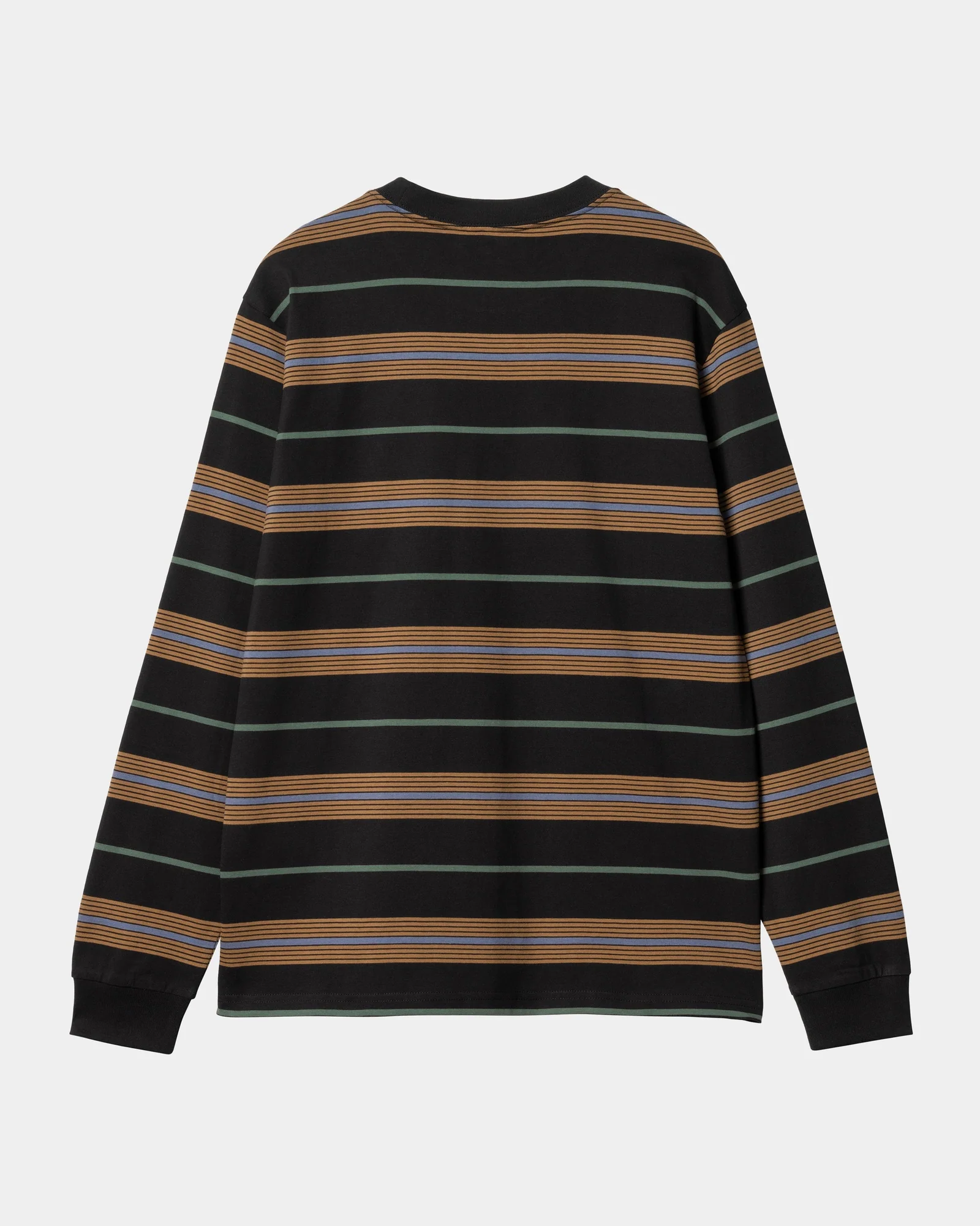 NMHaynes Stripe Long Sleeve T-Shirt |  Black