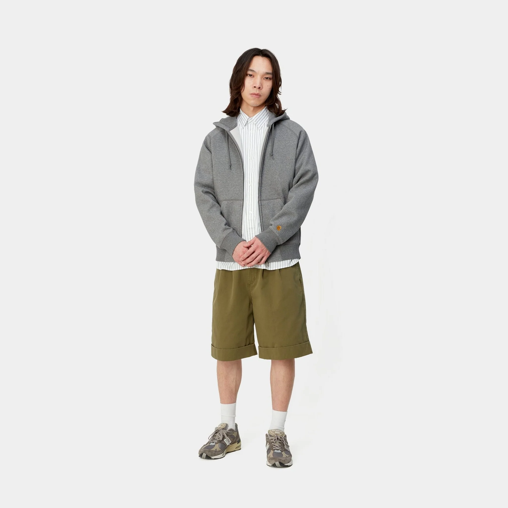 NMHooded Chase Jacket | Dark Grey Heather