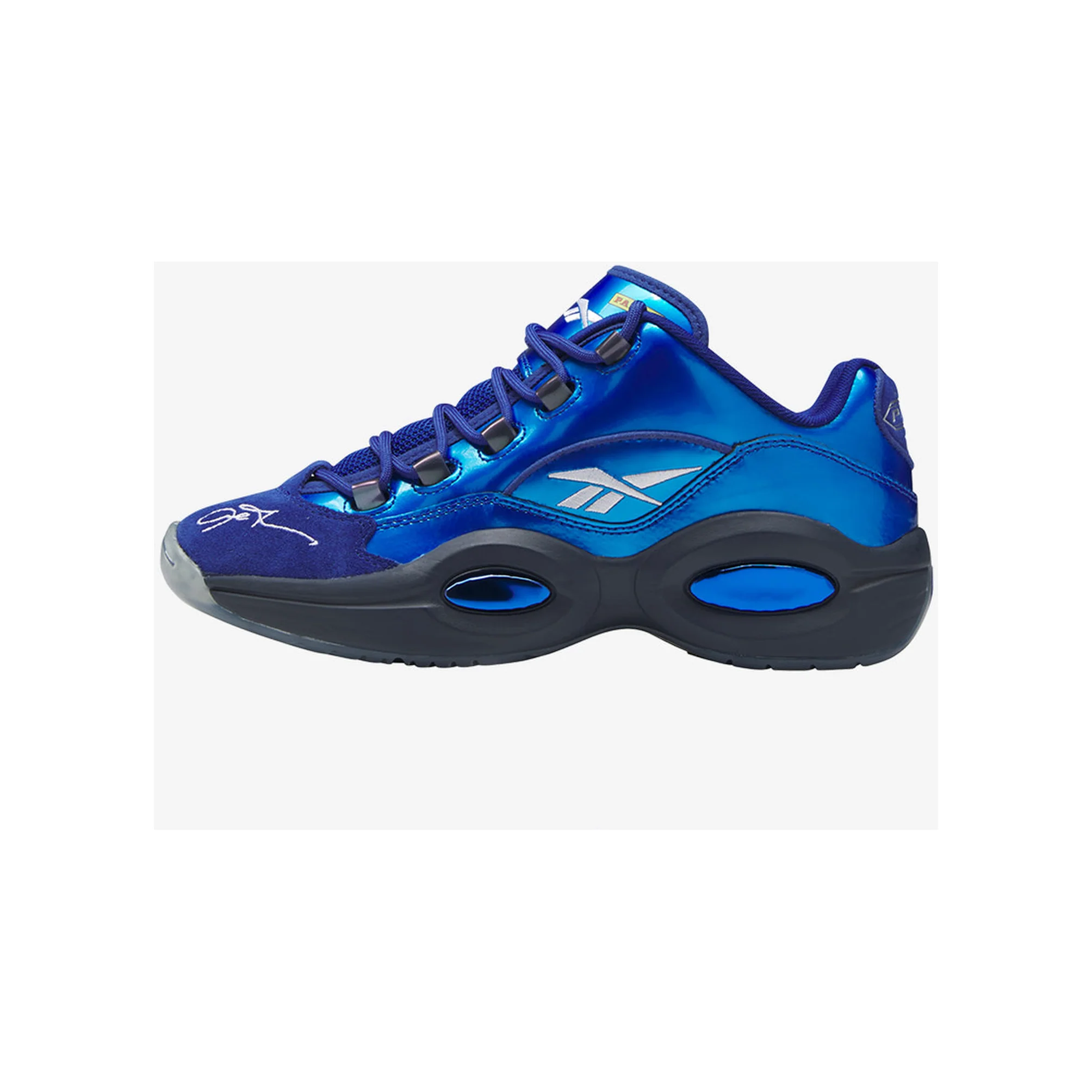 NMReebok Men's Panini Question Low Shoes - Classic Cobalt Blue / Black