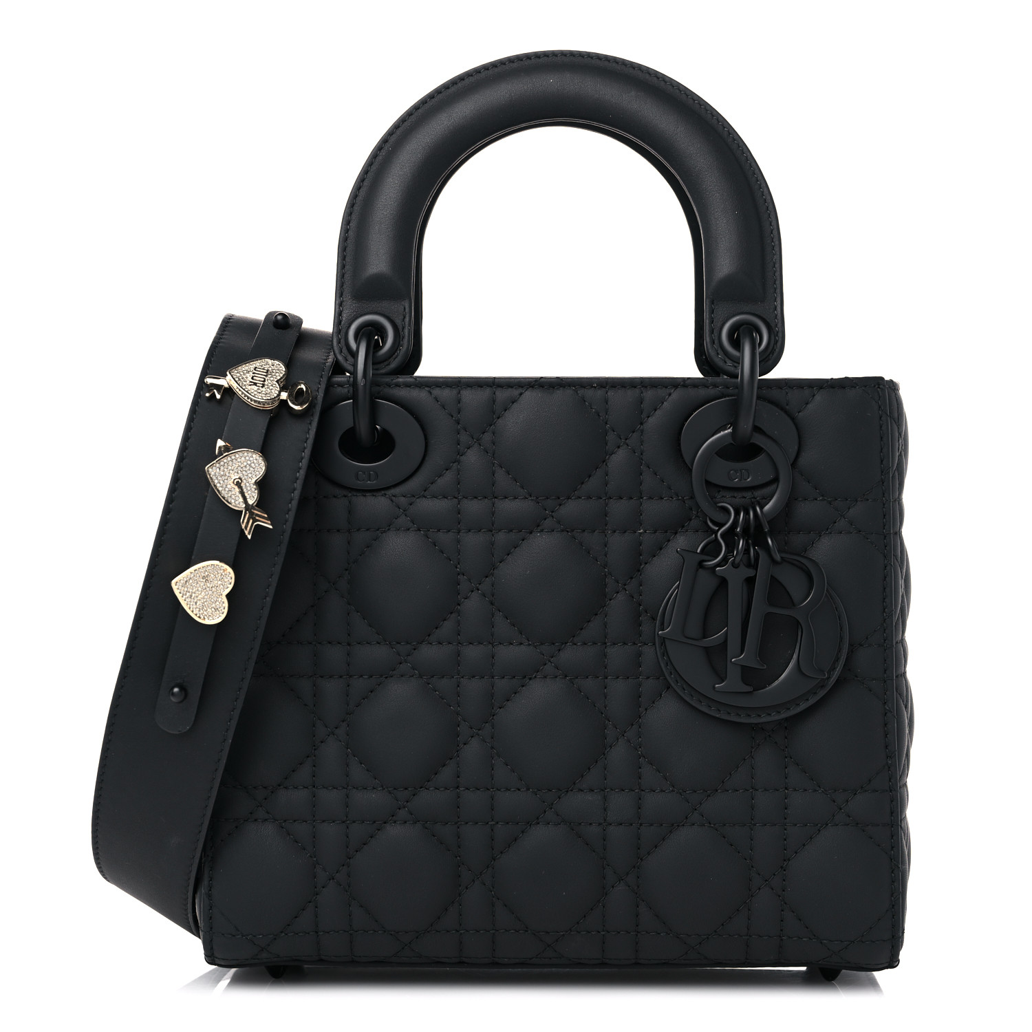 NMUltra Matte Calfskin Cannage Small My ABC Lady  Black