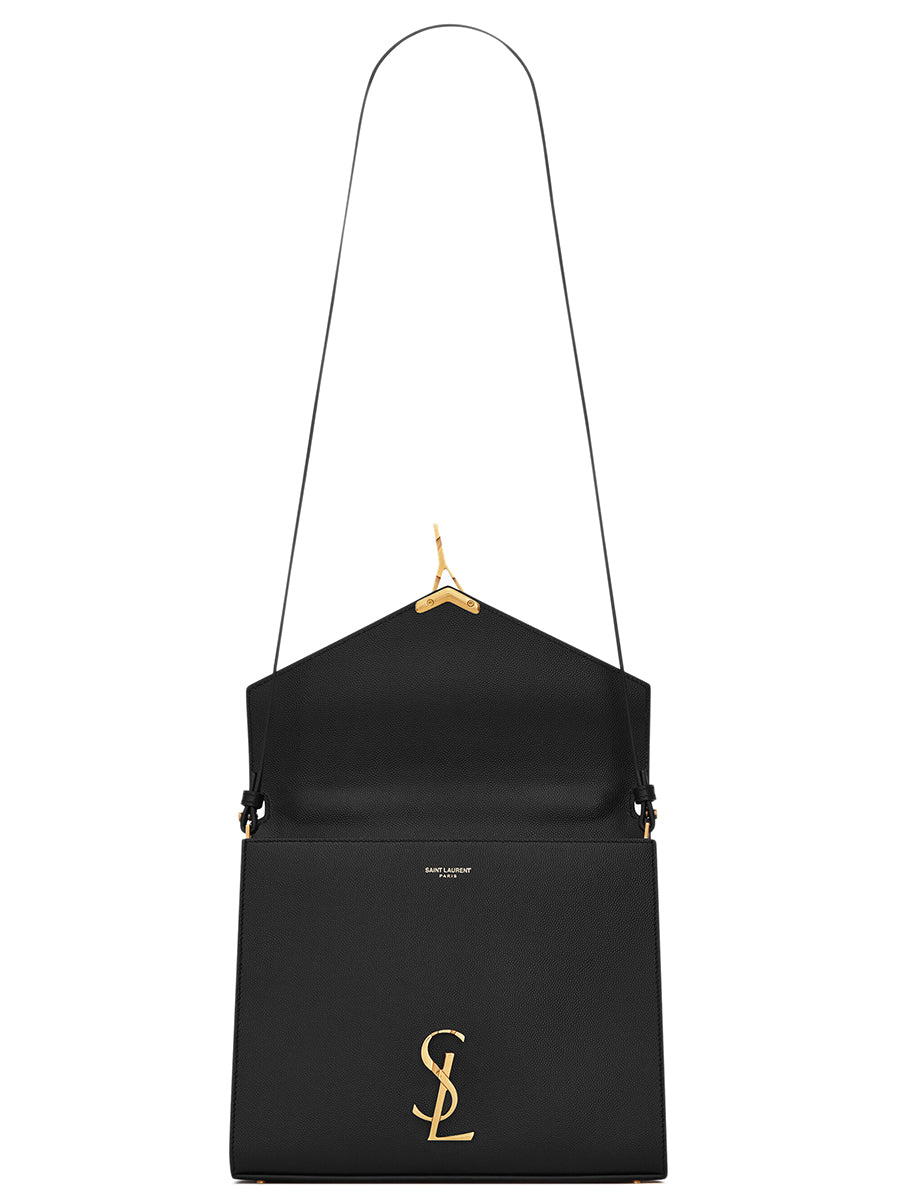 NMCassandra Medium Top Handle Bag in Grain de Poudre Embossed Leather