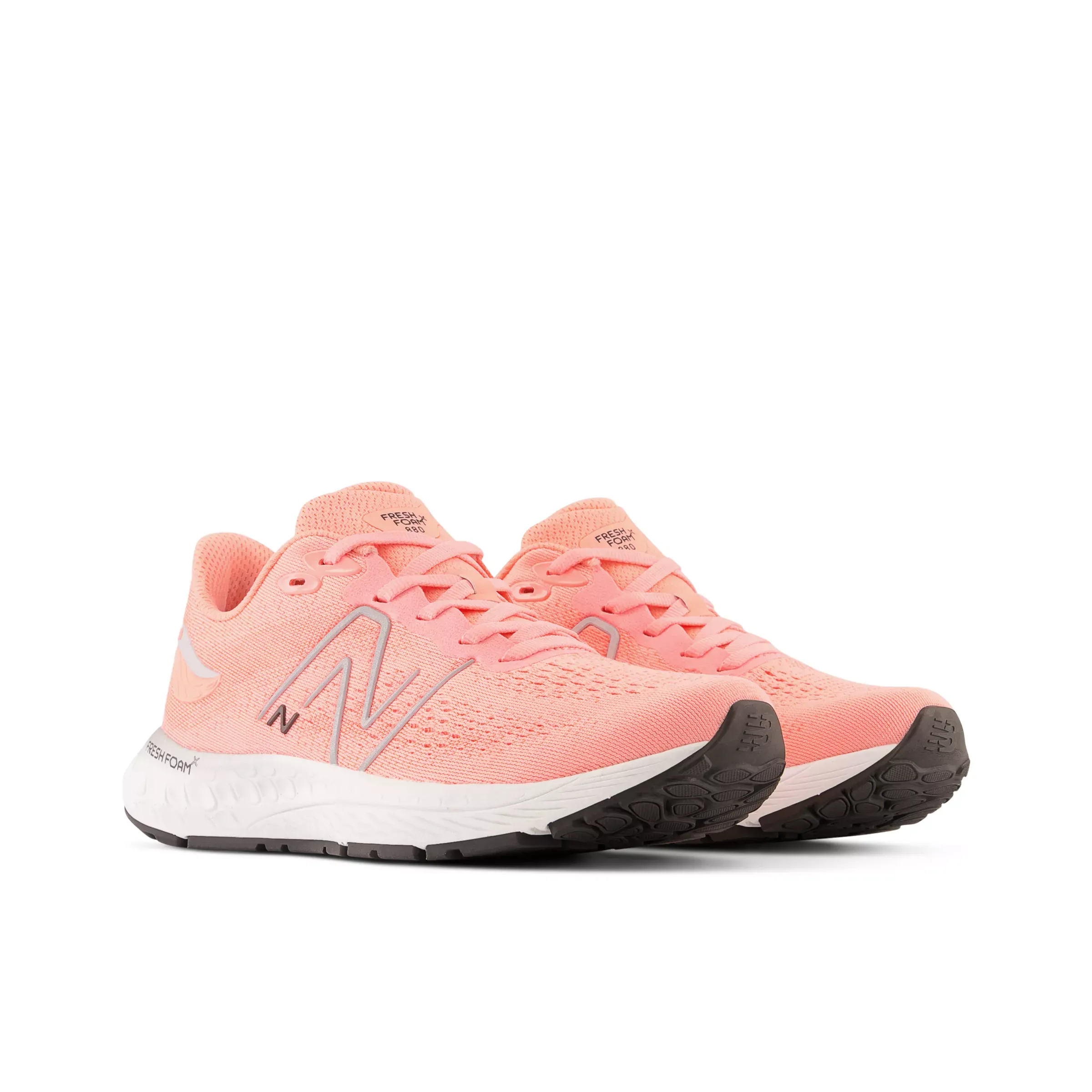 NMFresh Foam X 880v12 - Grapefruit with Metallic Silver