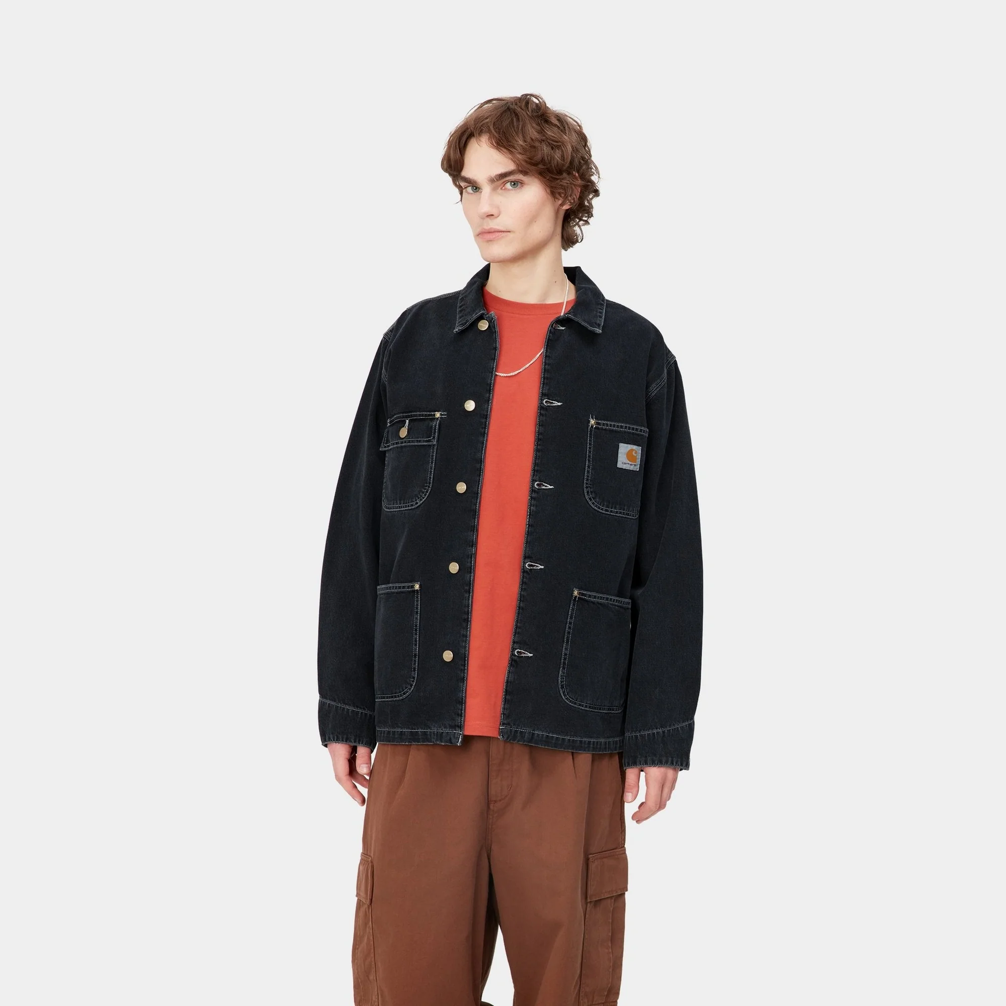 NMOG Chore Coat (Spring) | Black (heavy stone wash)