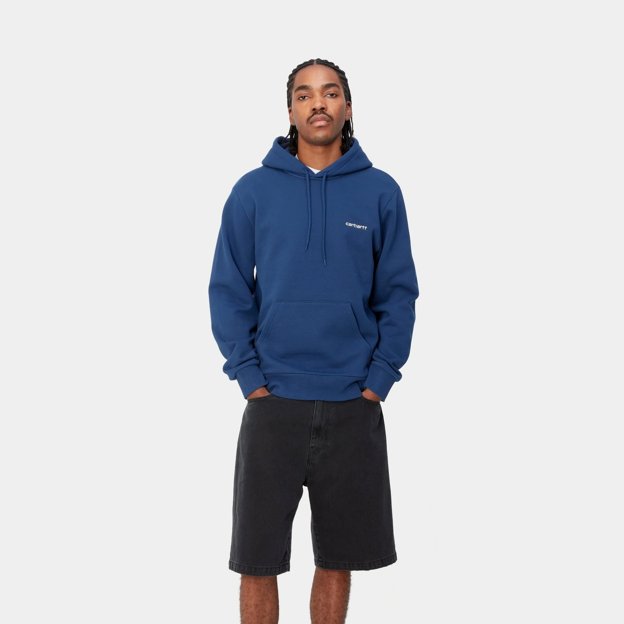 NMHooded Script Embroidery Sweatshirt | Elder