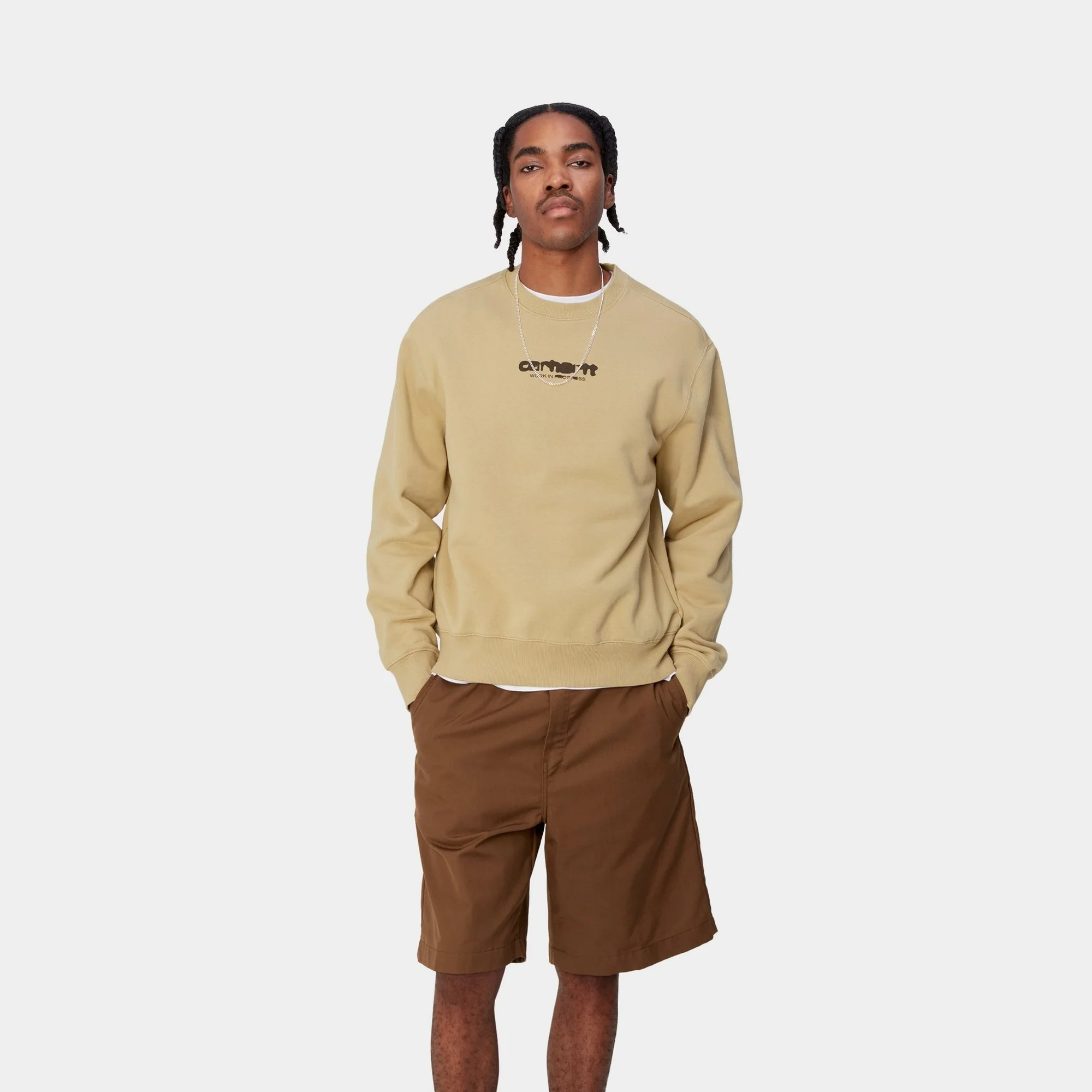 NMInk Bleed Sweatshirt | Sable / Tobacco (stone washed)