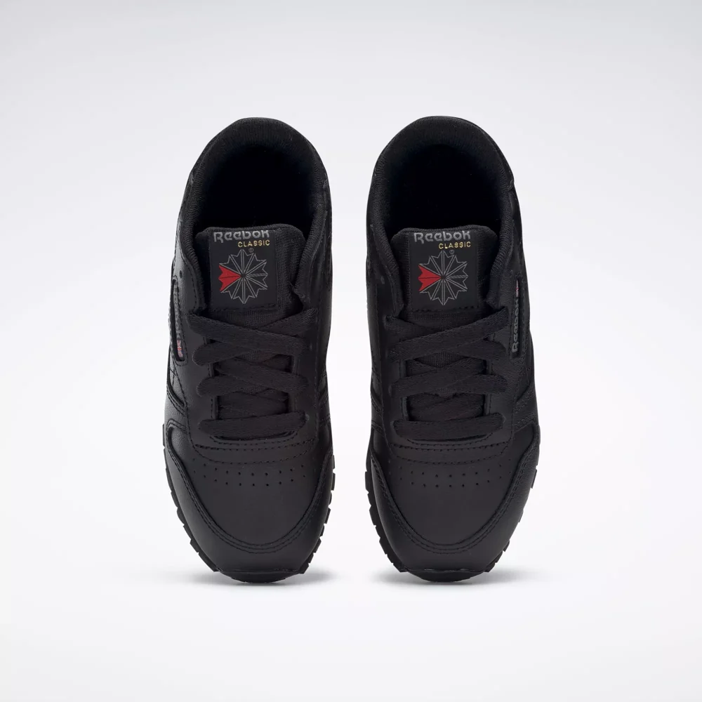 NMReebok Kid's Classic Leather PS Shoes - All Black