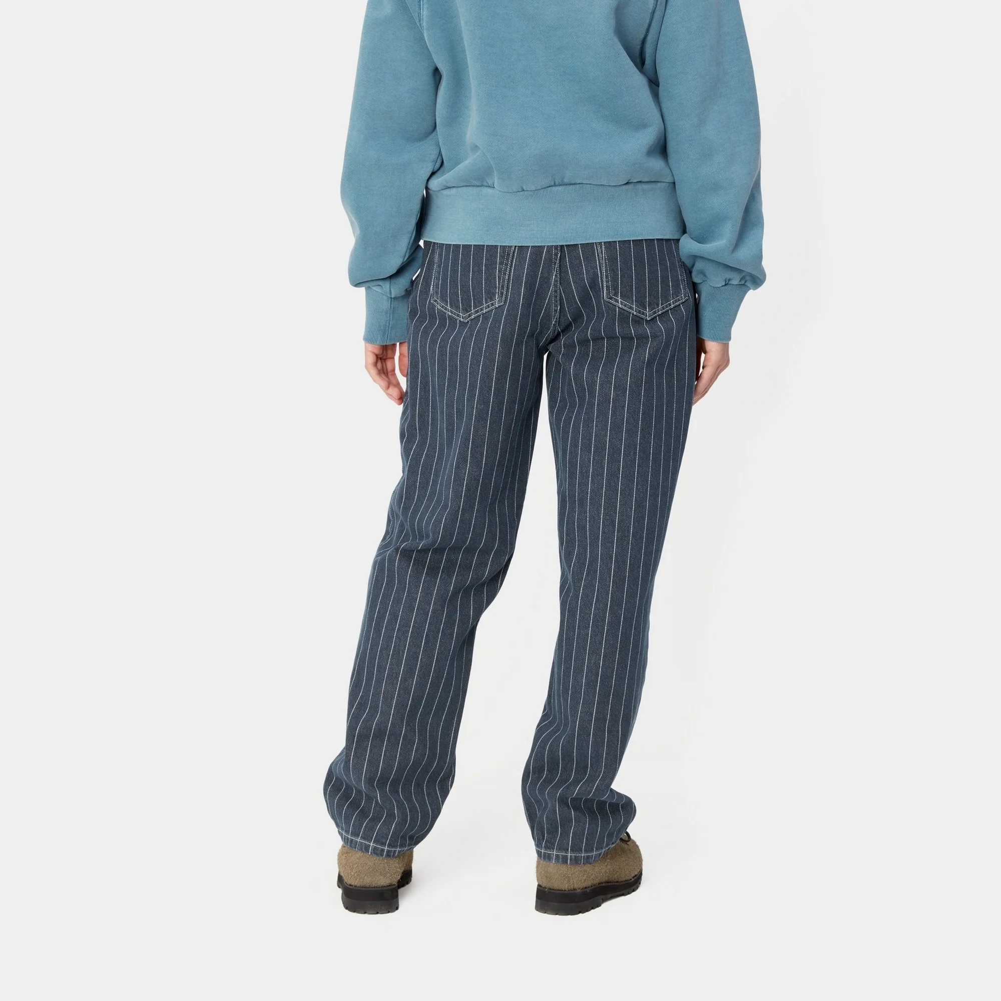 NMWomen’s Orlean Stripe Pant | Blue / White (stone washed)