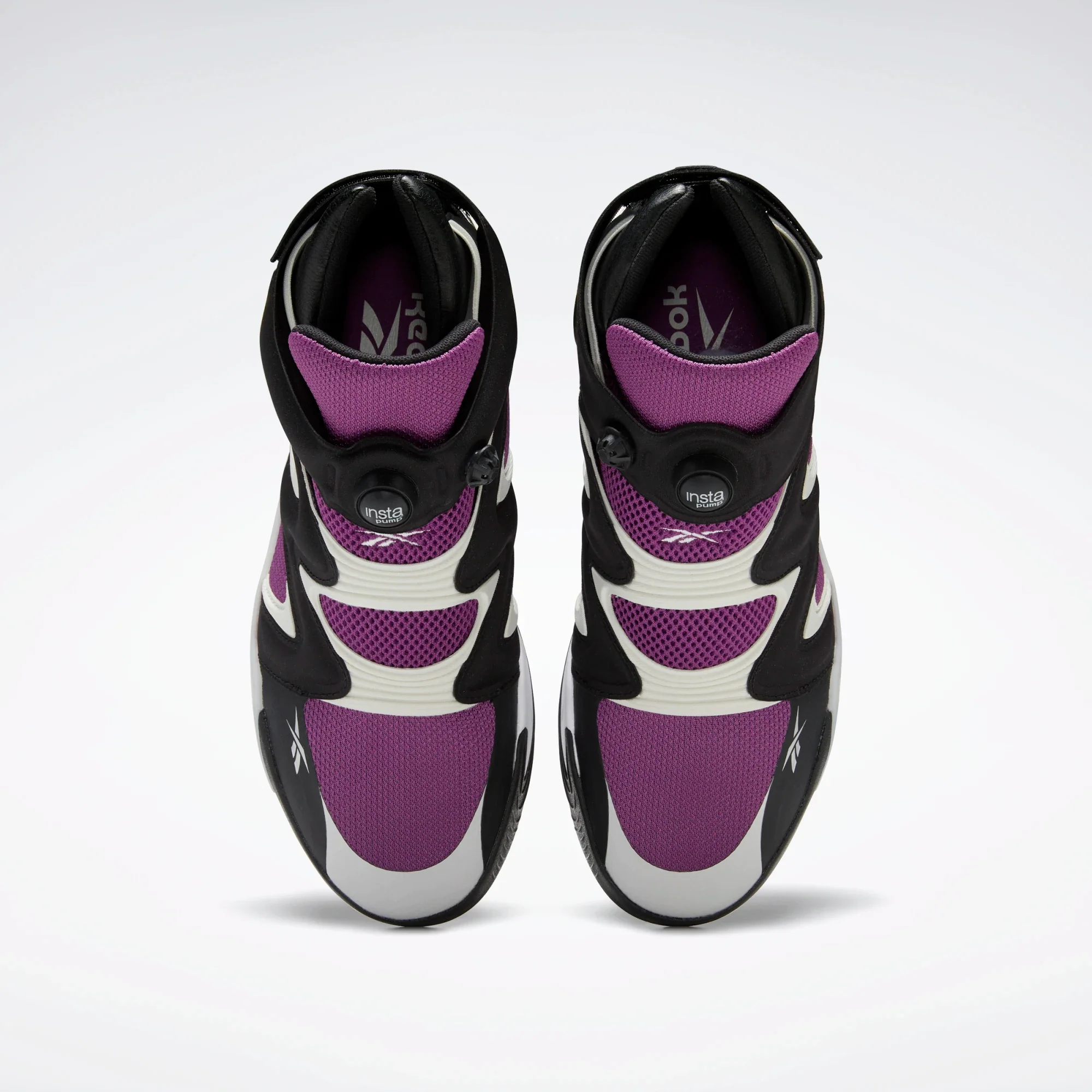 NMReebok Men's Instapump Fury Zone Shoes - Aubergine / Pure Grey 1 / Core Black