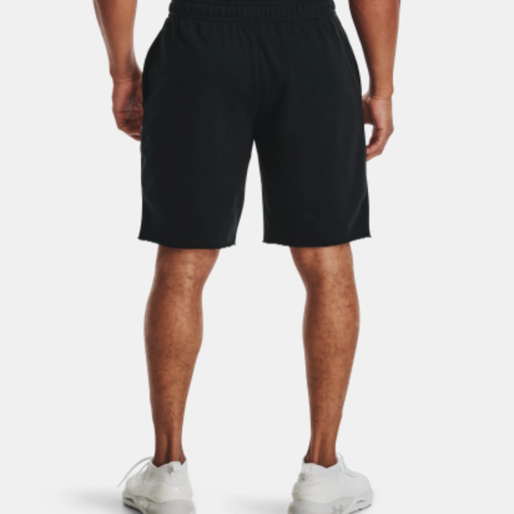NMMen's Under Armour Rival Terry Shorts (Black /Onyx White)