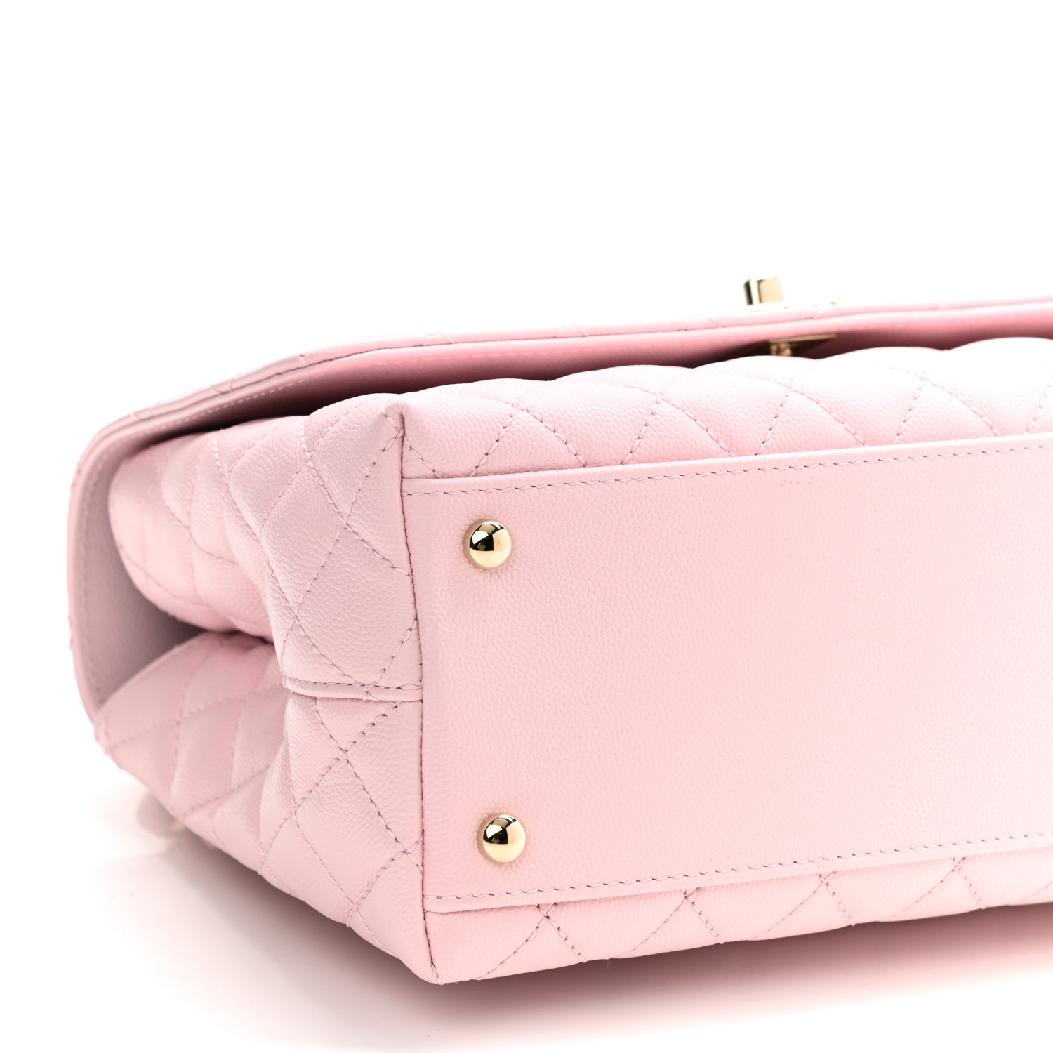 NMCaviar Quilted Small Coco Handle Flap Light Pink