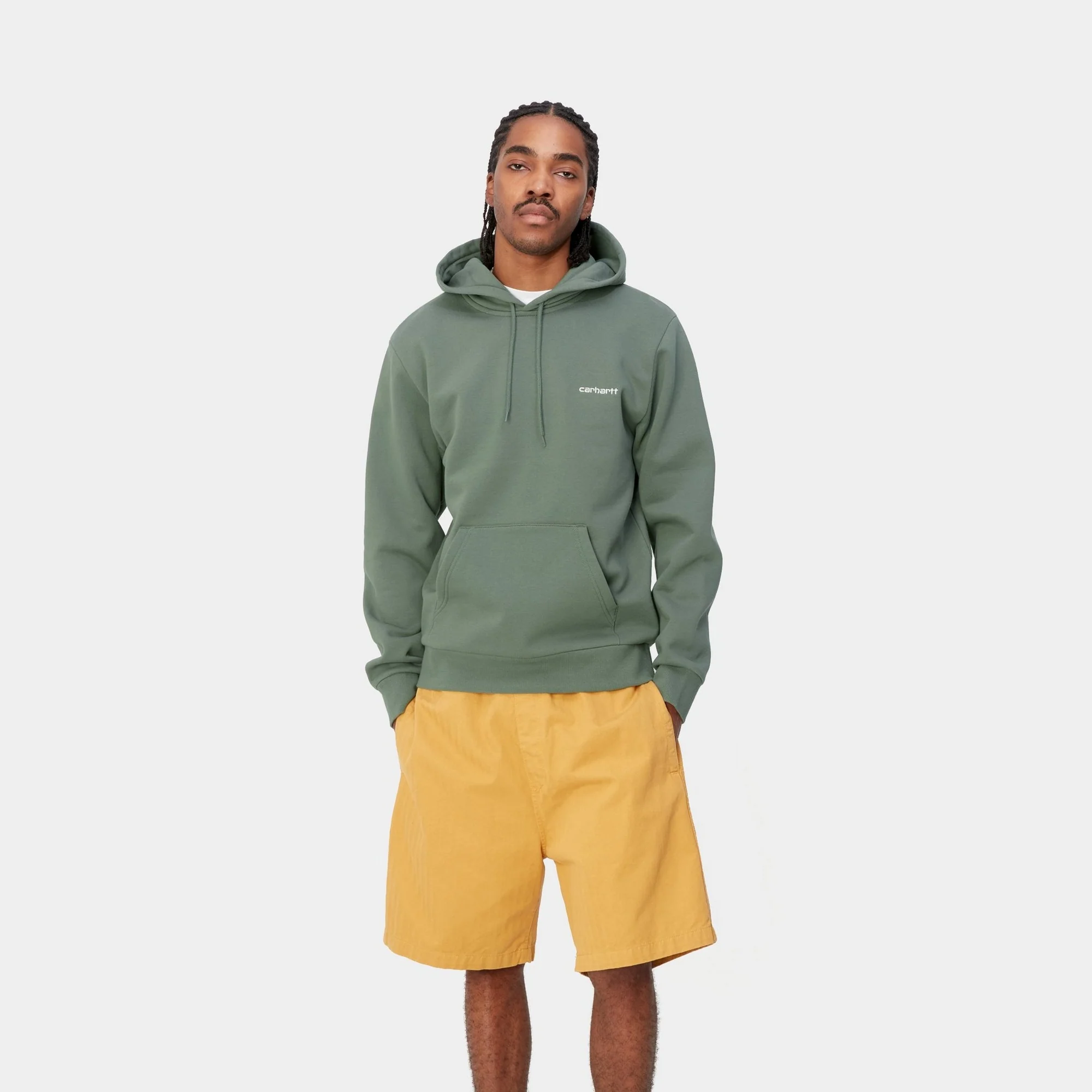 NMHooded Script Embroidery Sweatshirt | Park