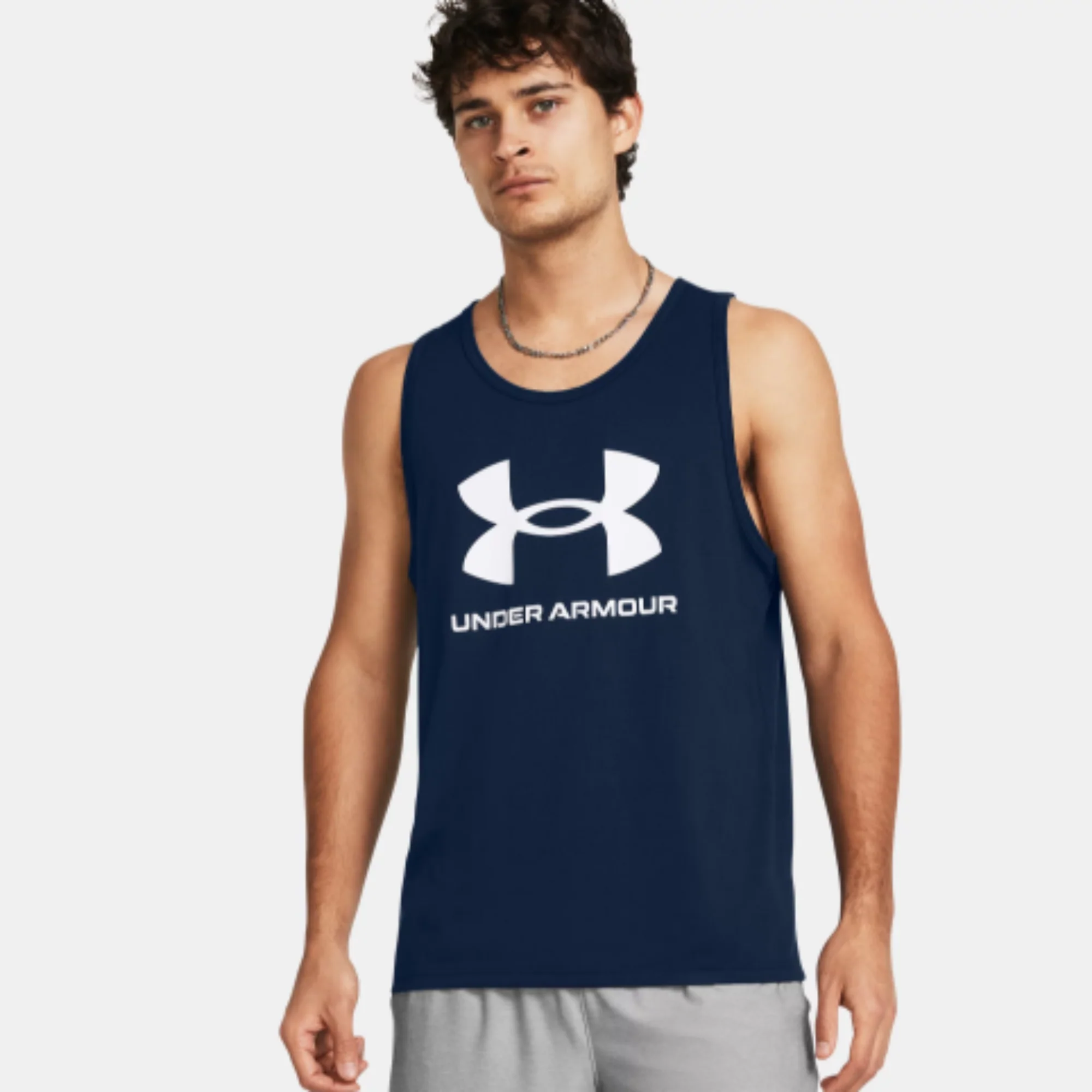 NMMen's Under Armour Sportstyle Logo Tank 