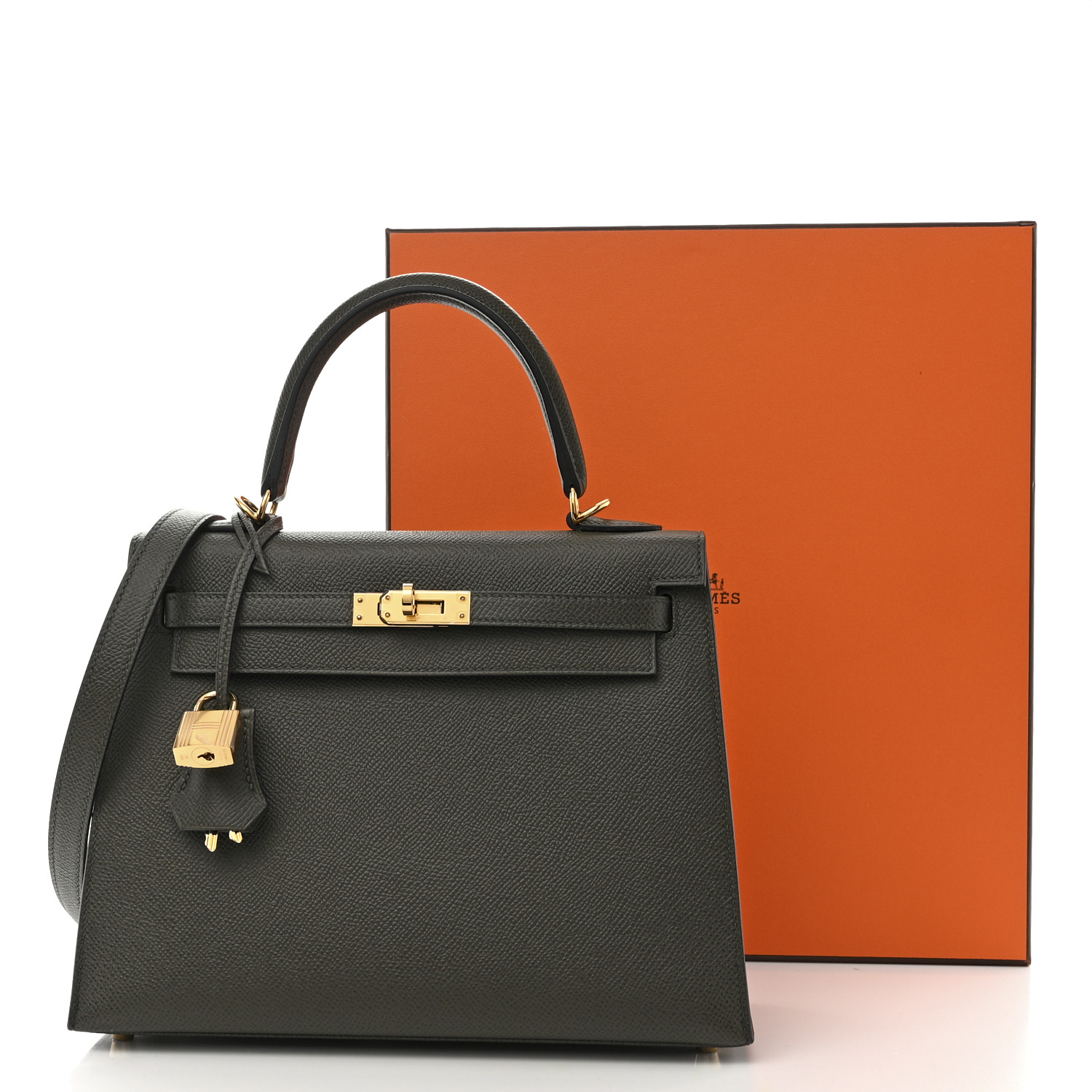 NMEpsom Kelly Sellier 25 Vert De Gris