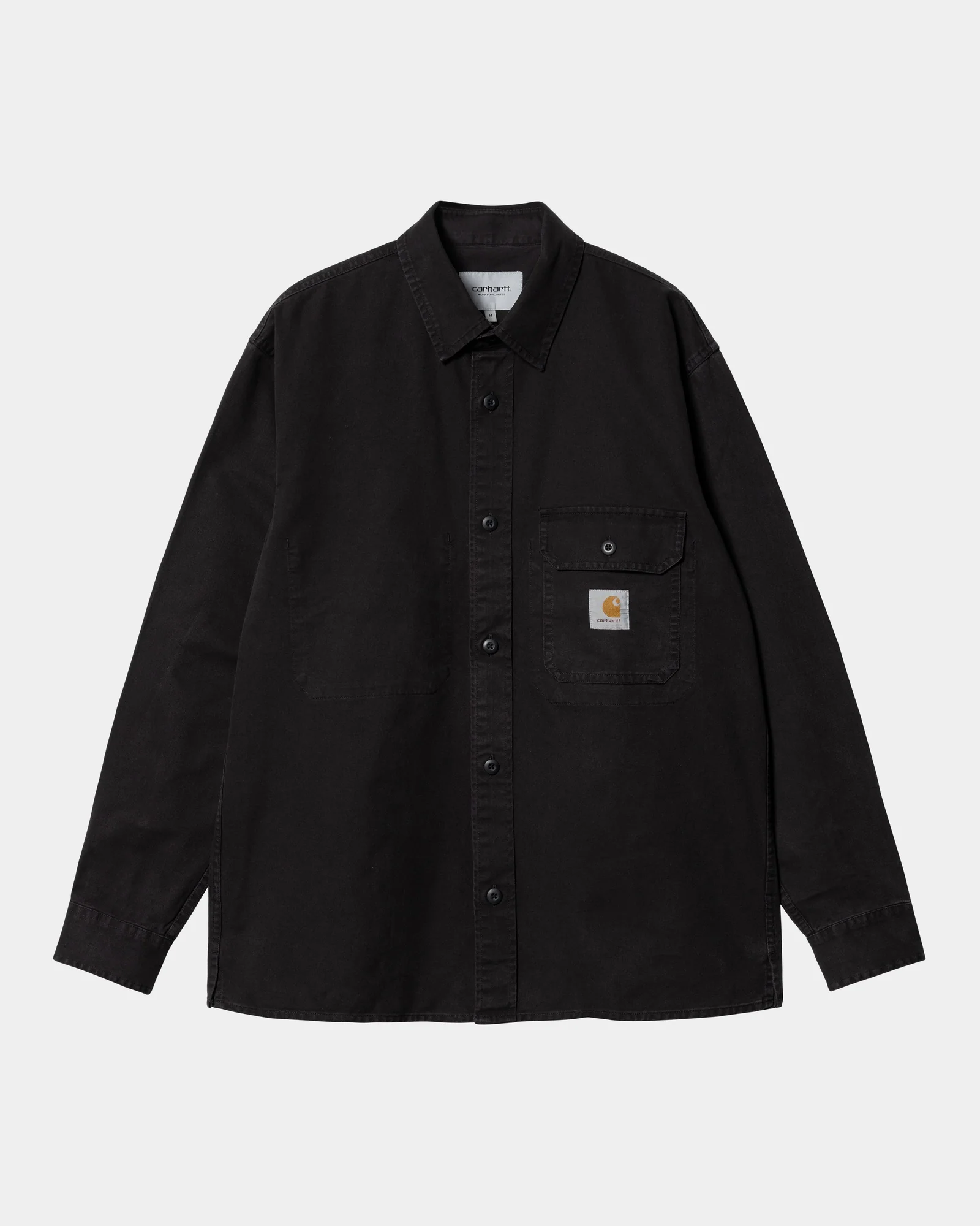 NMReno Shirt Jacket | Black (garment dyed)