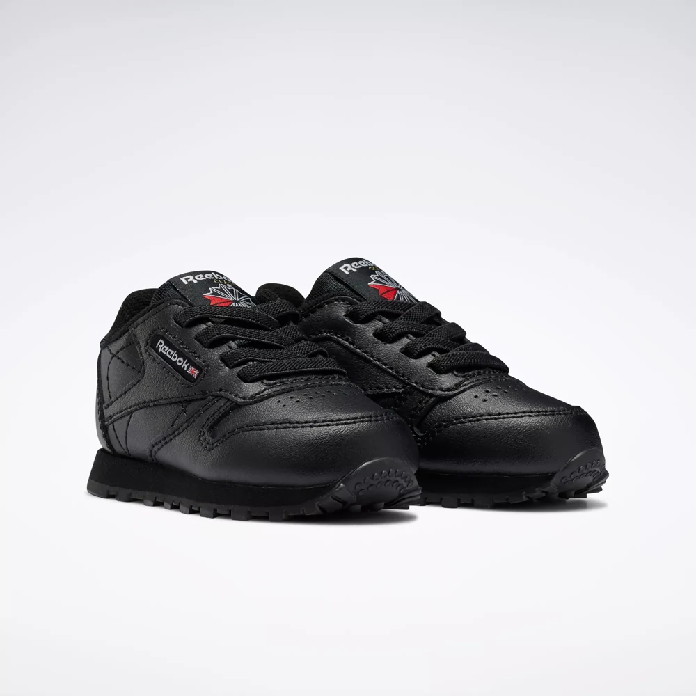 NMReebok Kid's Classic Leather Shoes - Core Black