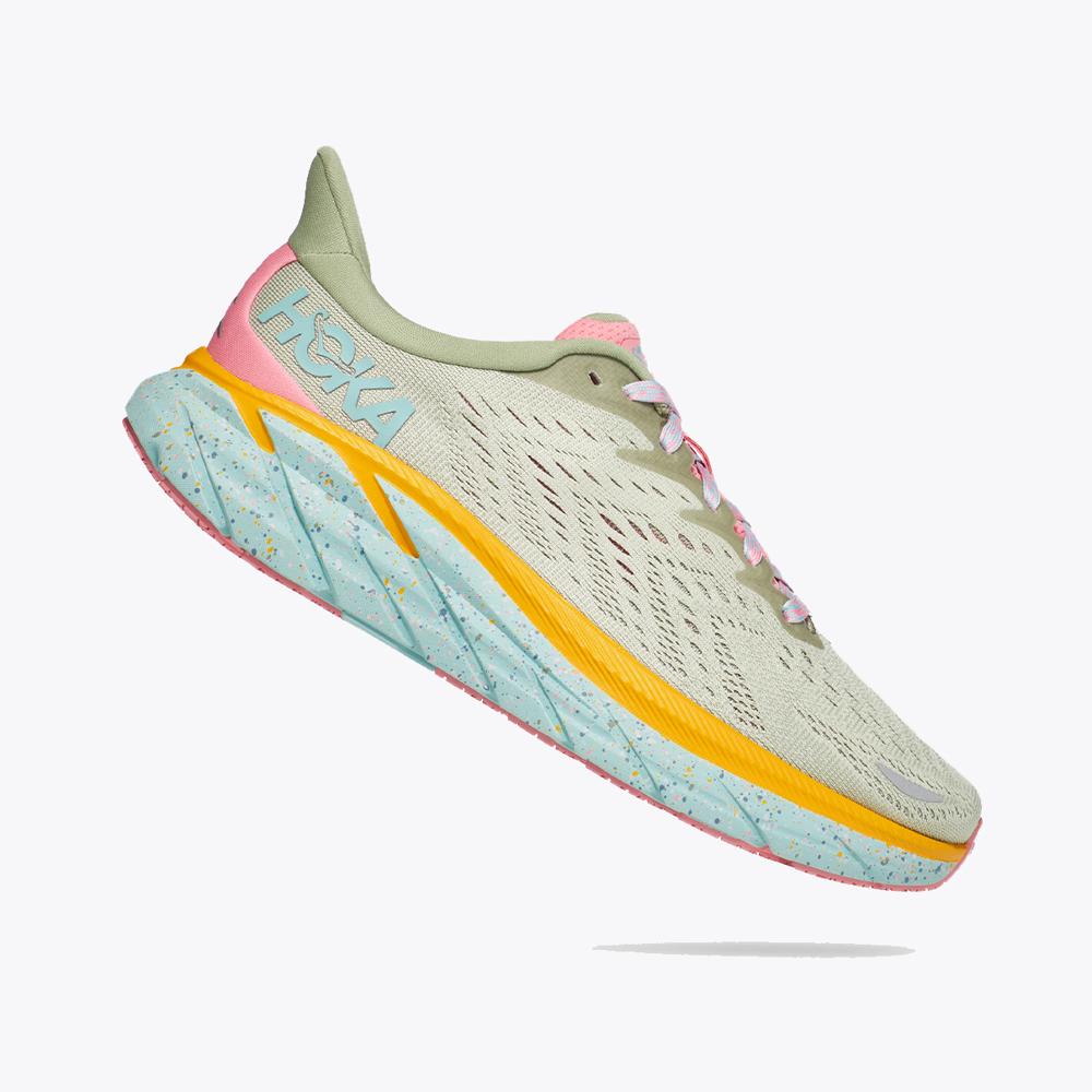 NMWomen's Clifton 8 - Seaweed Brown / Green Teal