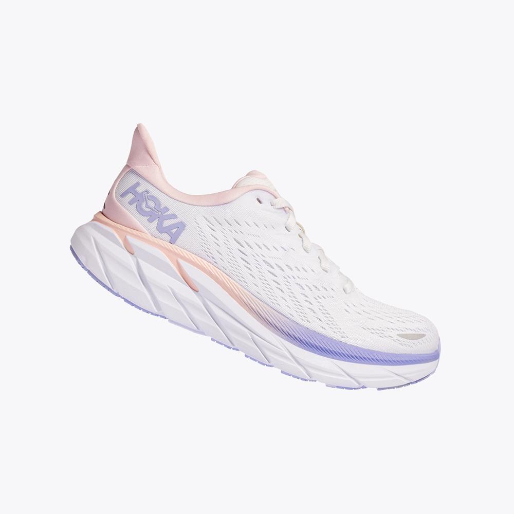 NMWomen's Clifton 8 - Champagne White / Manganese Crystal Pink