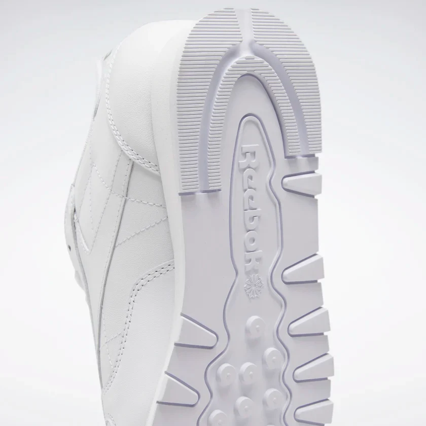 NMReebok Men's Classic Leather Shoes - Ftwr White / Pure Grey 3