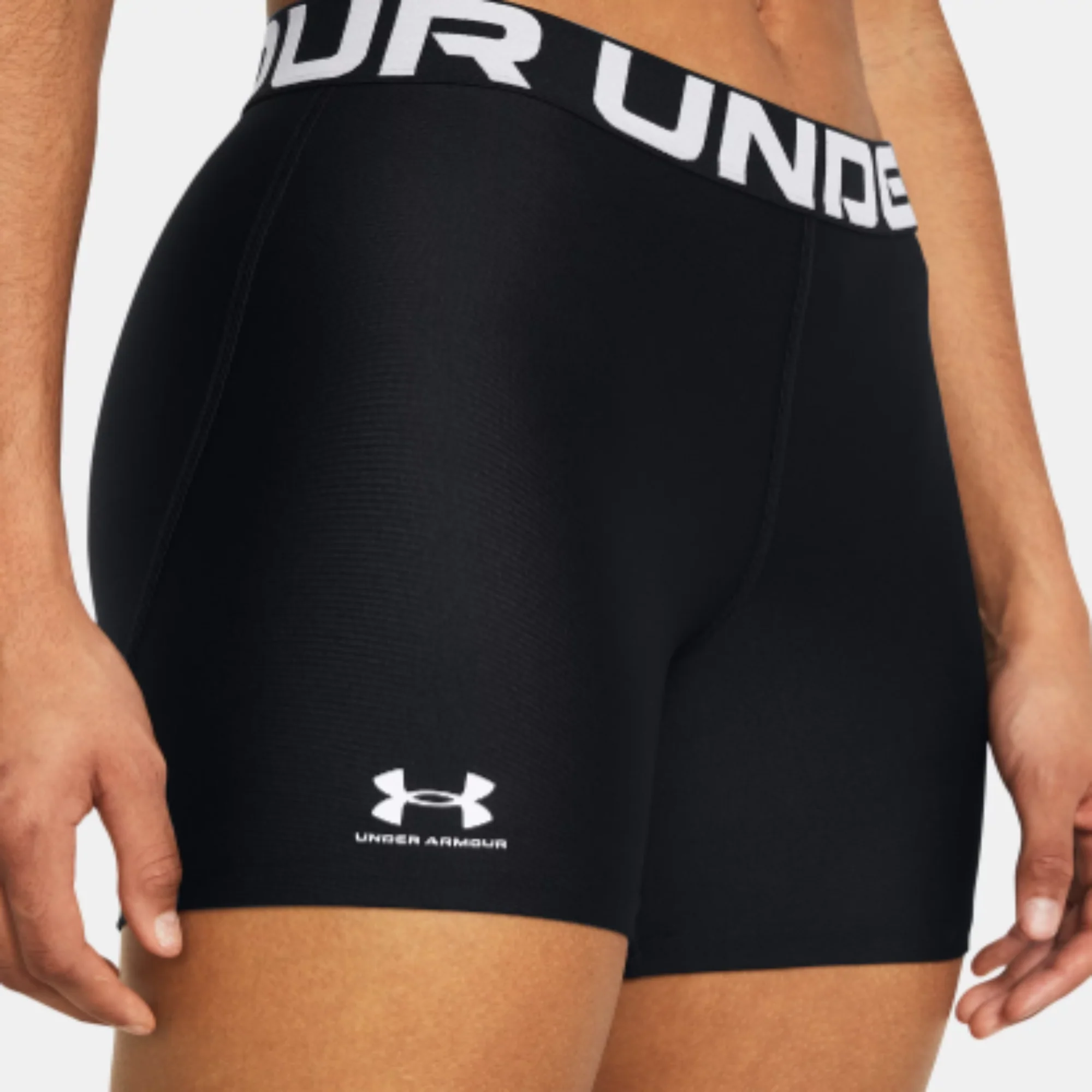 NMWomen's Under Armour HeatGear® Middy Shorts (Black)