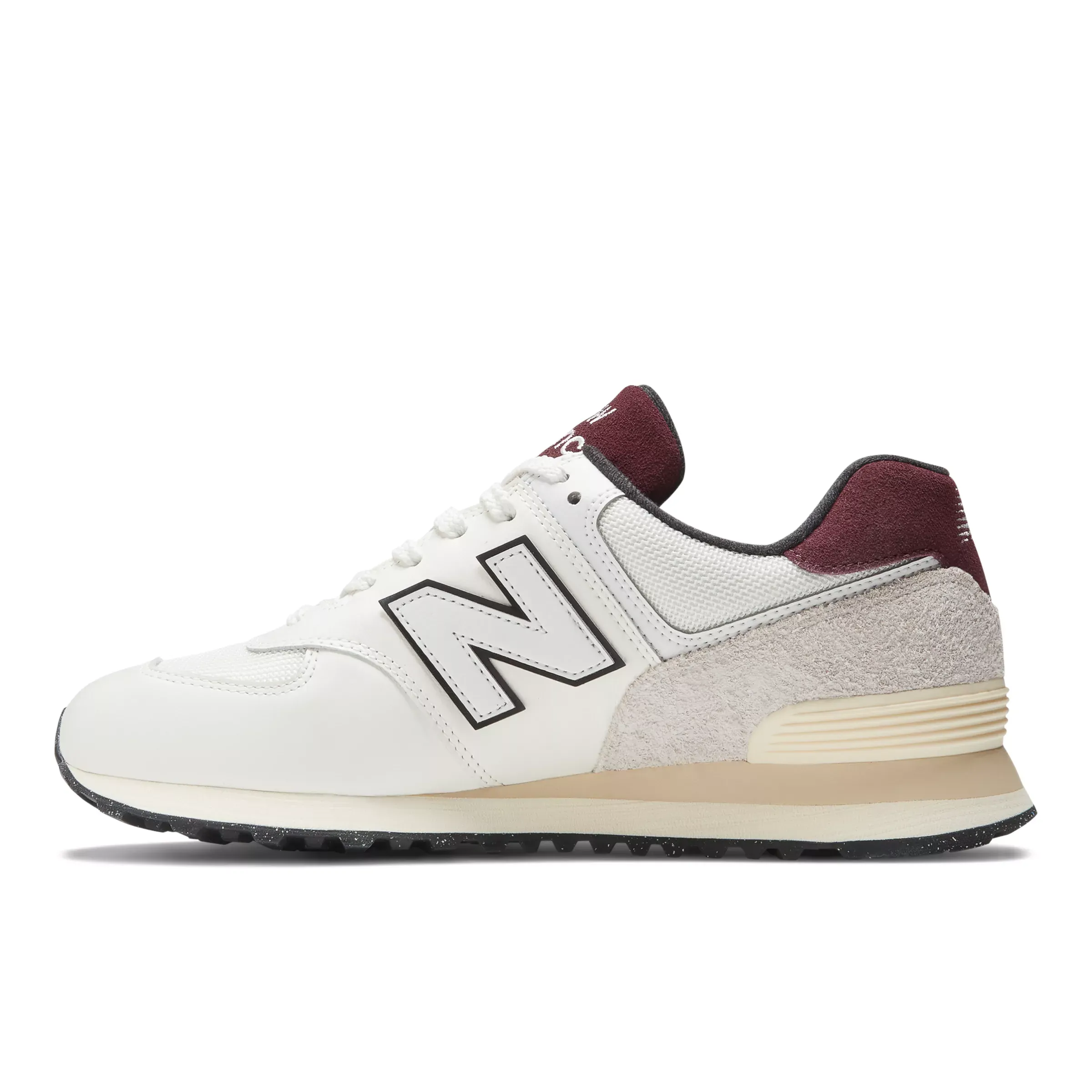 NM574 - White with Burgundy