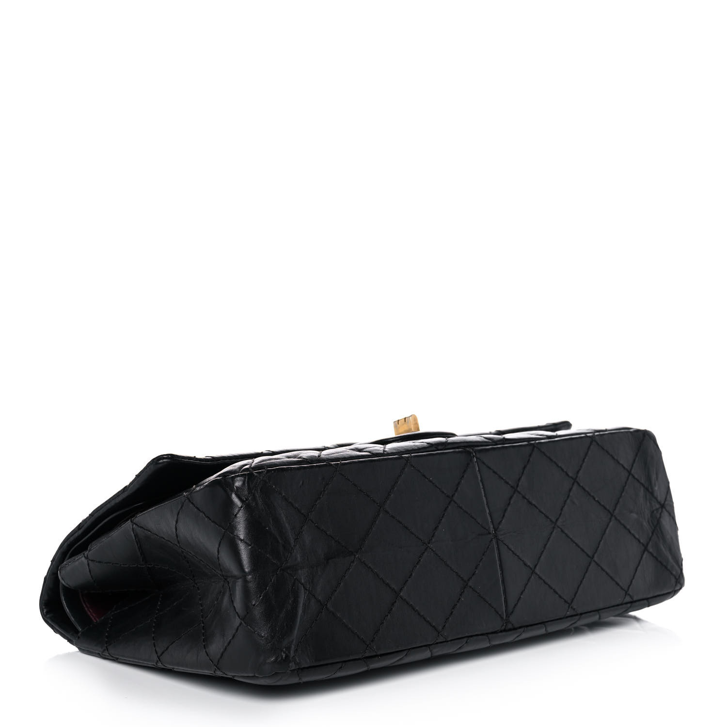 NMAged Calfskin Quilted 2.55 Reissue 226 Flap Black