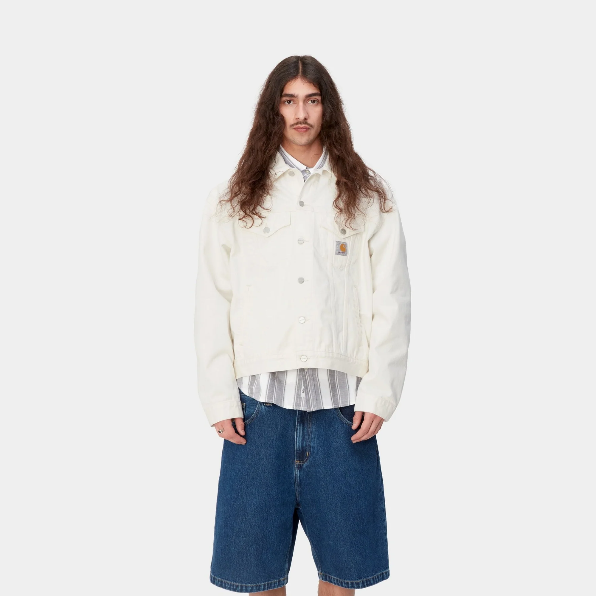 NMHelston Jacket | White (rinsed)