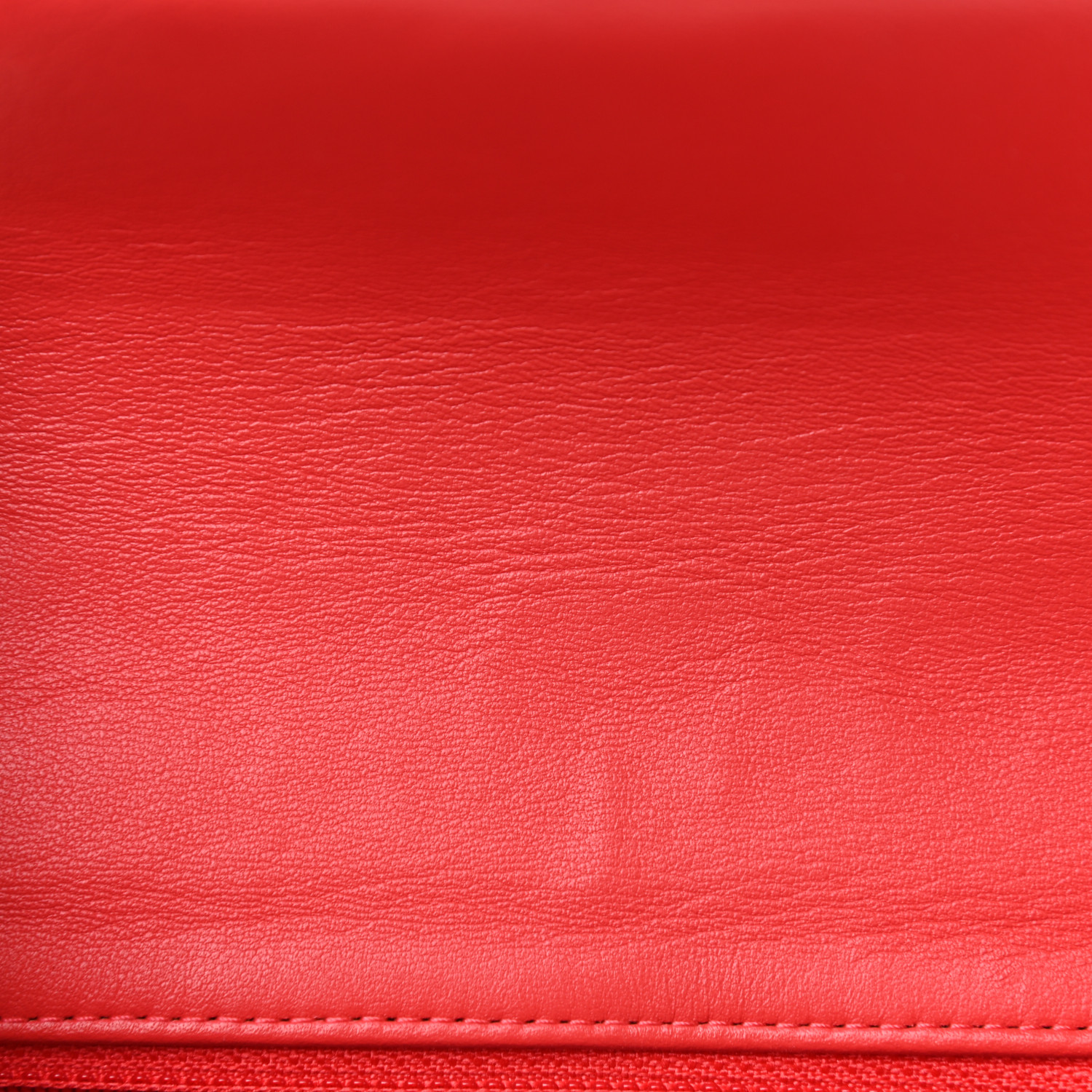 NMLambskin Quilted Mini Rectangular Flap Red