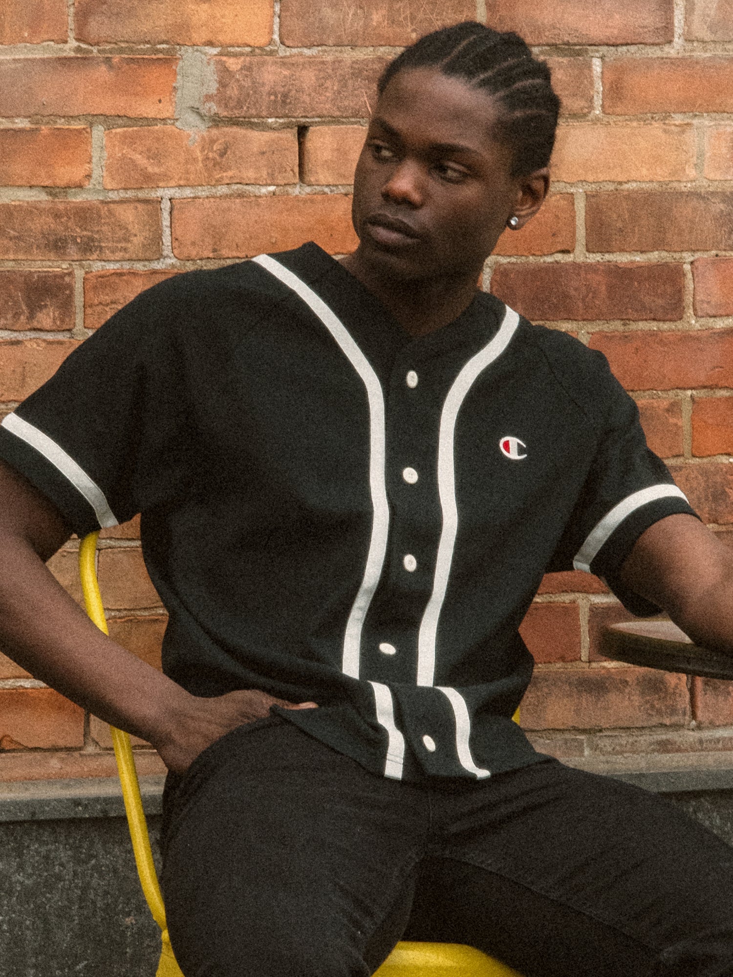 NMCHAMPION BRAIDED BASEBALLL JERSEY