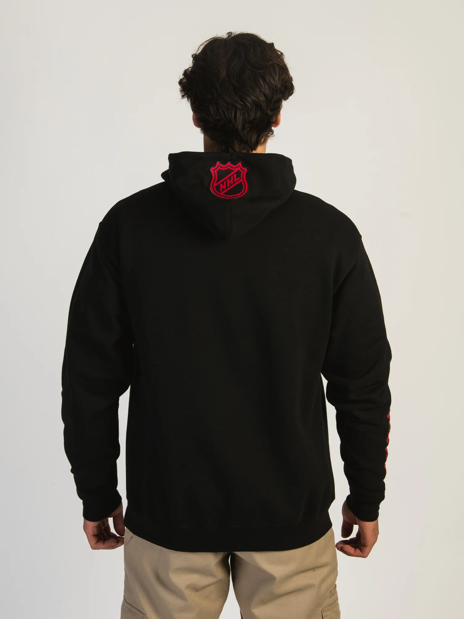 NMCHAMPION NHL CHICAGO BLACKHAWKS CENTER ICE PULLOVER HOODIE