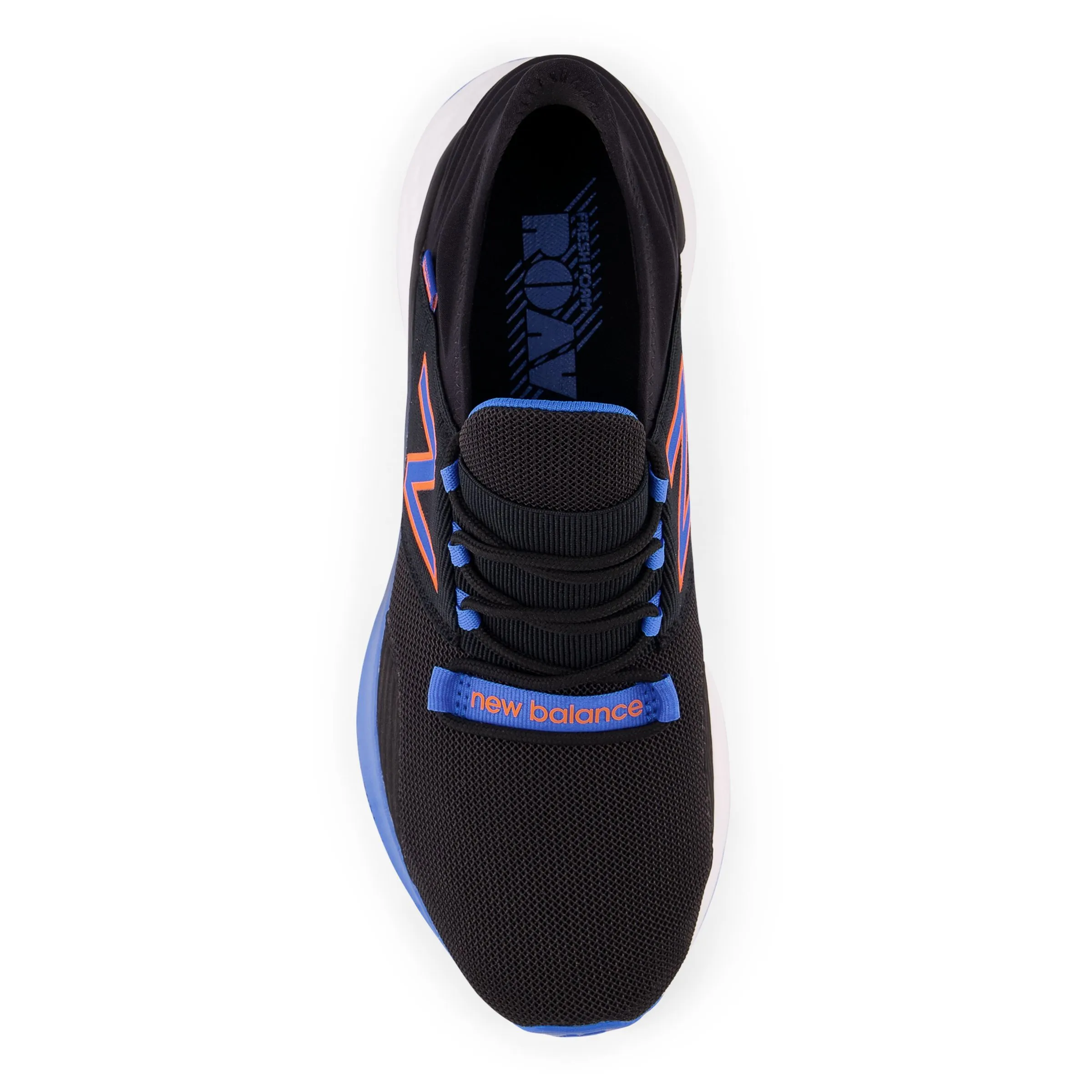 NMFresh Foam Roav - Black with Serene Blue and Vibrant Orange