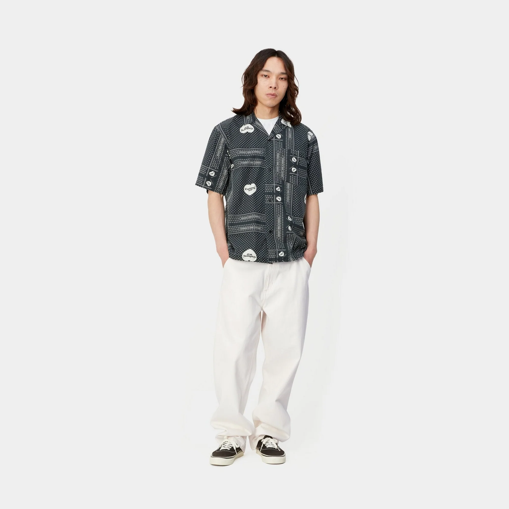 NMSingle Knee Pant - Denim | White (rinsed)