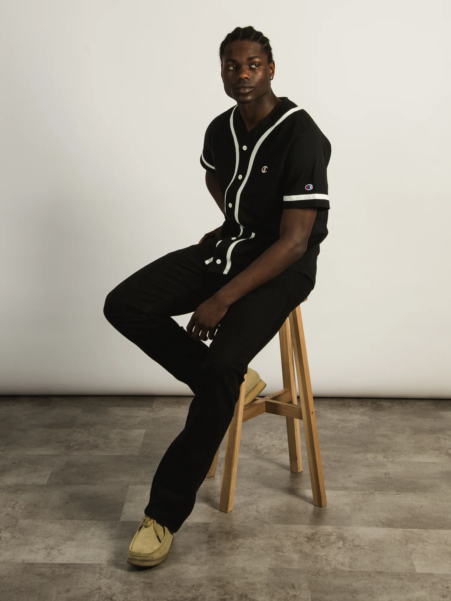 NMCHAMPION BRAIDED BASEBALLL JERSEY