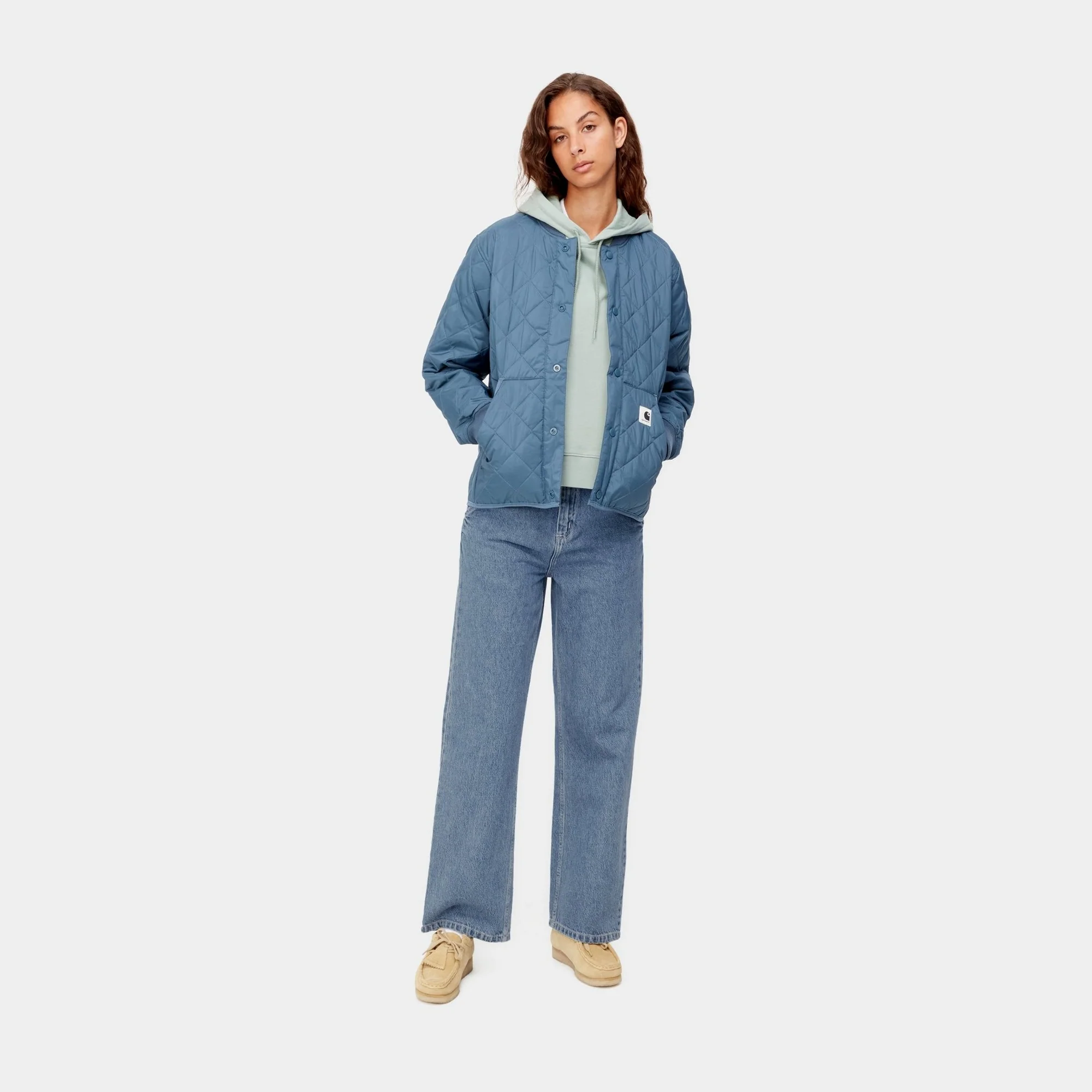 NMWomen's Simple Pant - Denim | Blue (heavy stone wash)