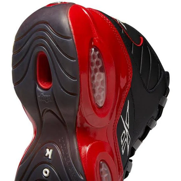 NMReebok Kid's Question Mid Street Sleigh Shoes - Black / Vector Red