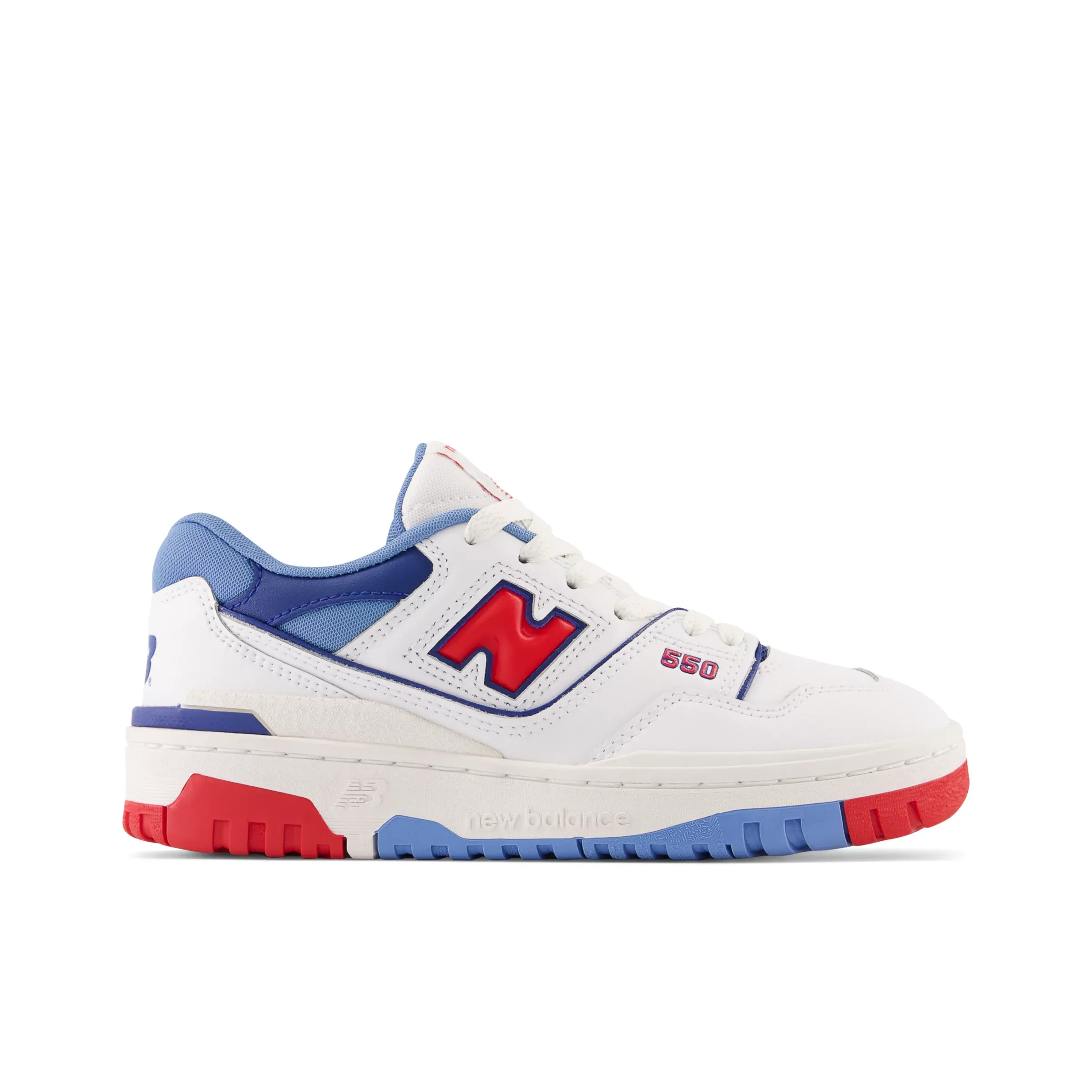 NM550 - White with True Red and Atlantic Blue